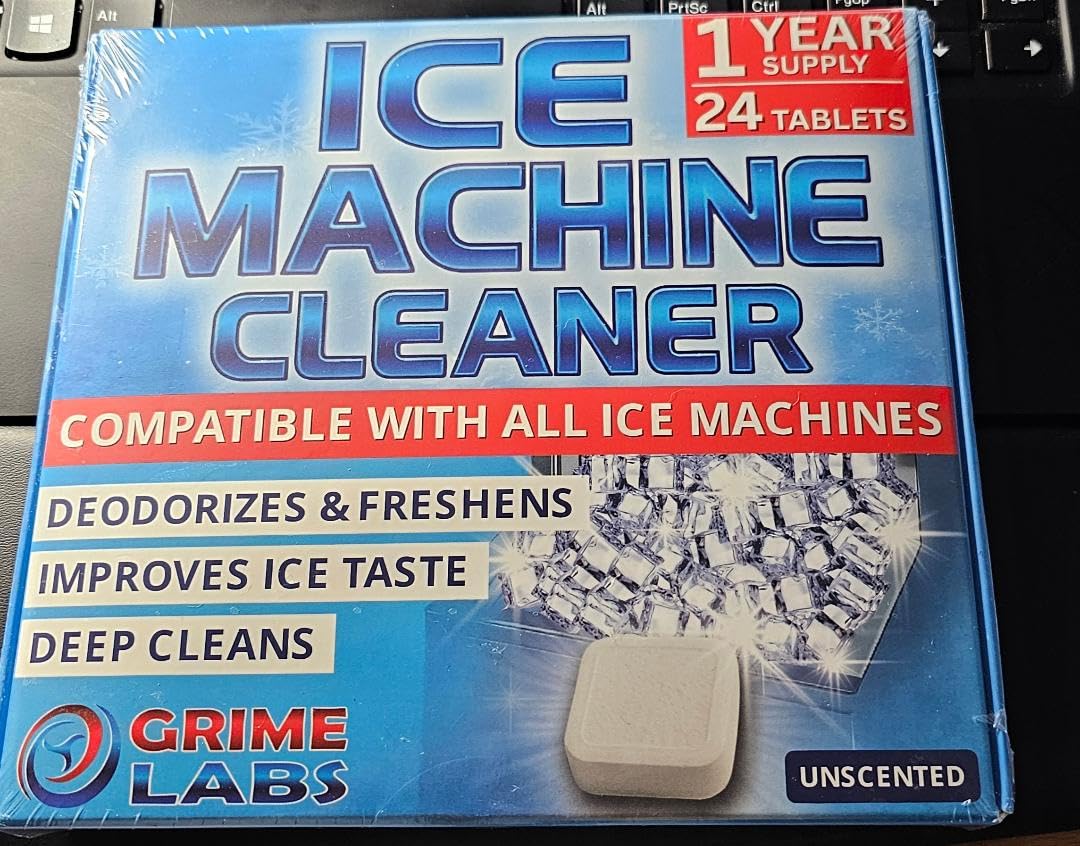 Ice Machine Cleaner Tablets Descaler - 24 Pack (1 Year Supply) - Nickel-Safe, Removes Mold & Improves Taste - Compatible with Countertop & Nugget Ice Makers Customer Review Ice Machine Cleaner Tablets Descaler - 24 Pack (1 Year Supply) - Nickel-Safe, Removes Mold & Improves Taste - Compatible with Countertop & Nugget Ice Makers - Customer Photo 2