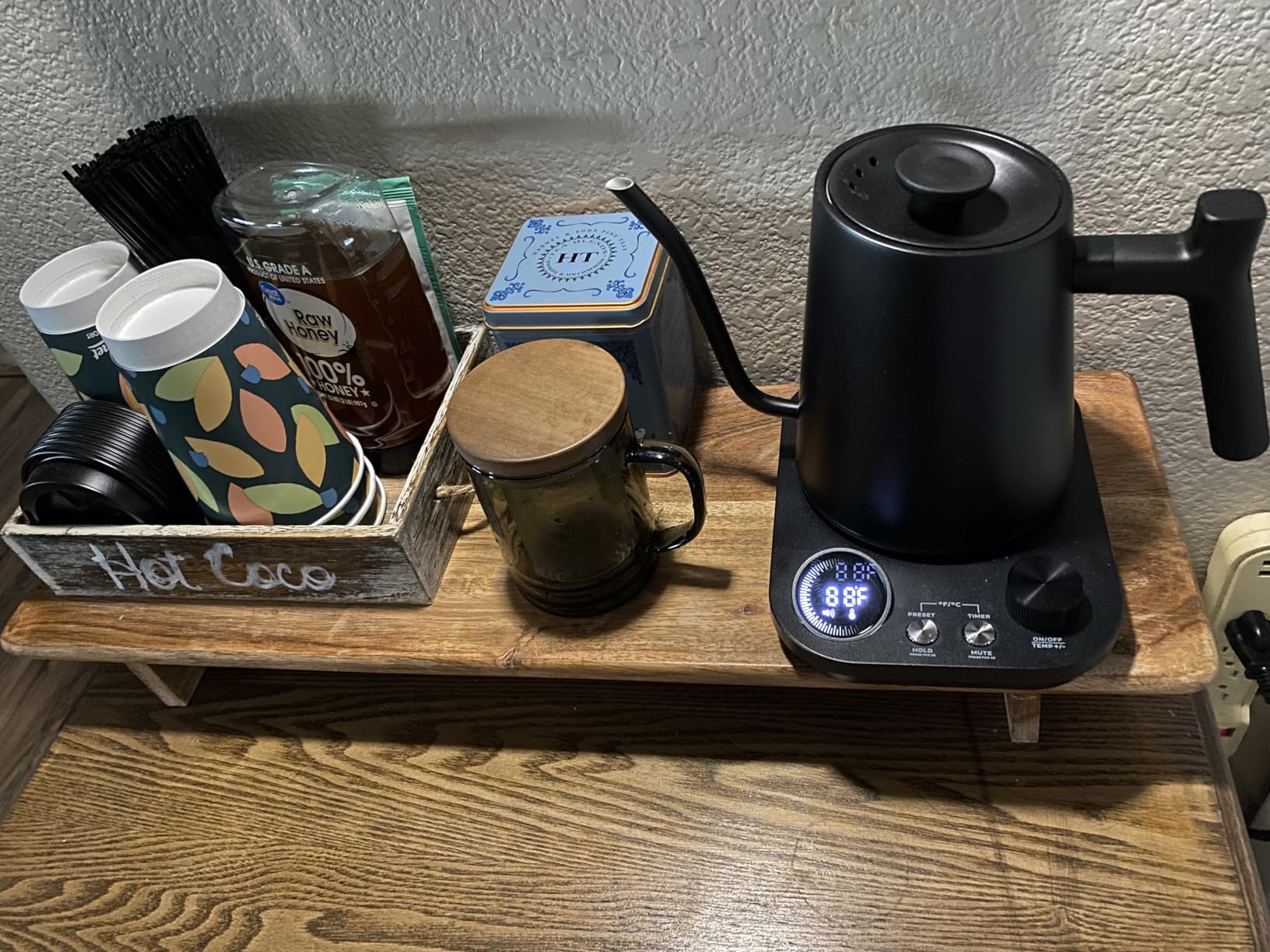 Silonn Electric Gooseneck Kettle - +/-1F Precise Temp Control, 0.9L 304 Stainless Steel | 4-Hour 212F Keep Warm, 7 Presets & LED Brew Timer for Pour-Over Coffee - Customer Photo 2