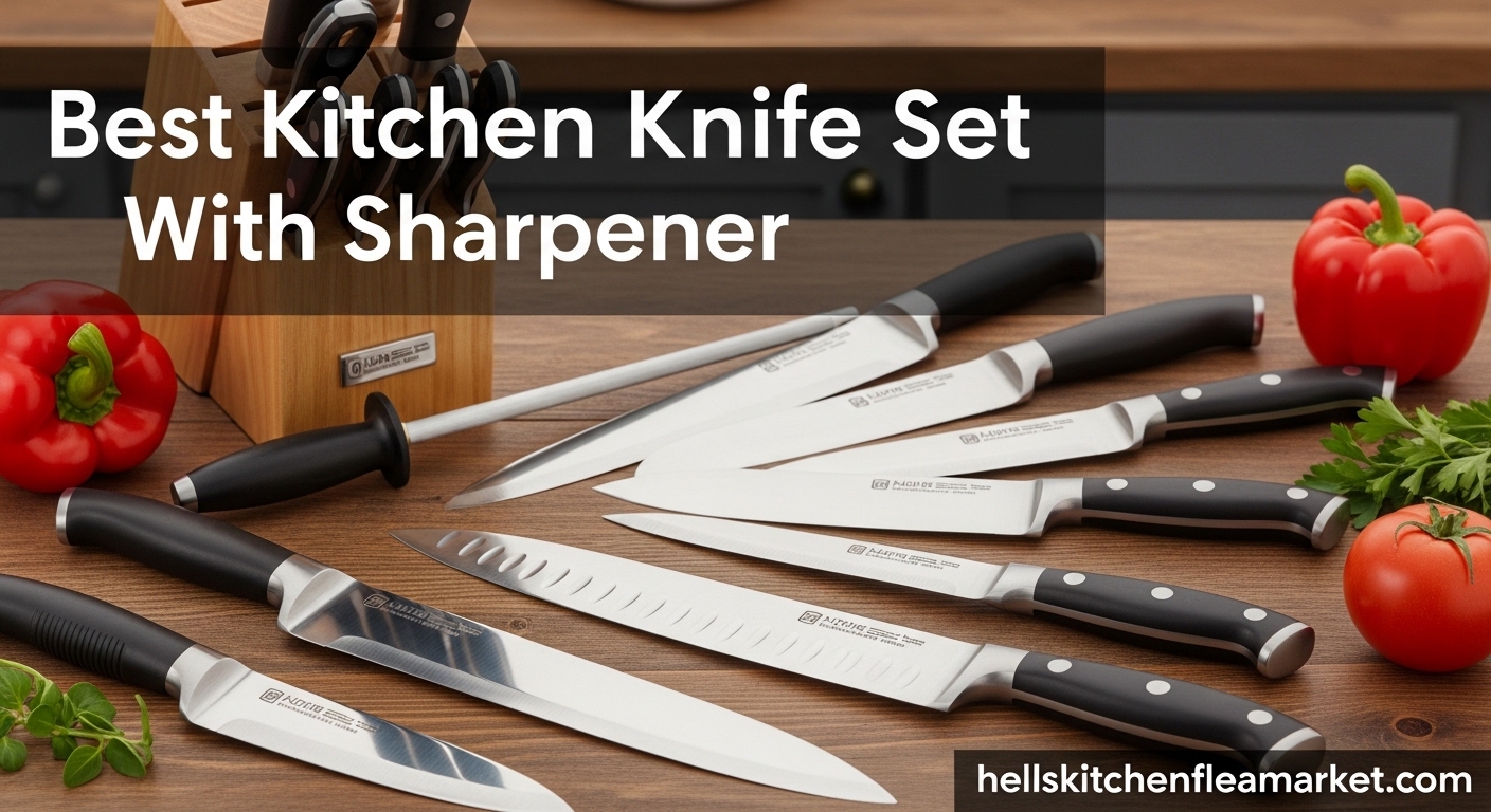 Best Kitchen Knife Set With Sharpener