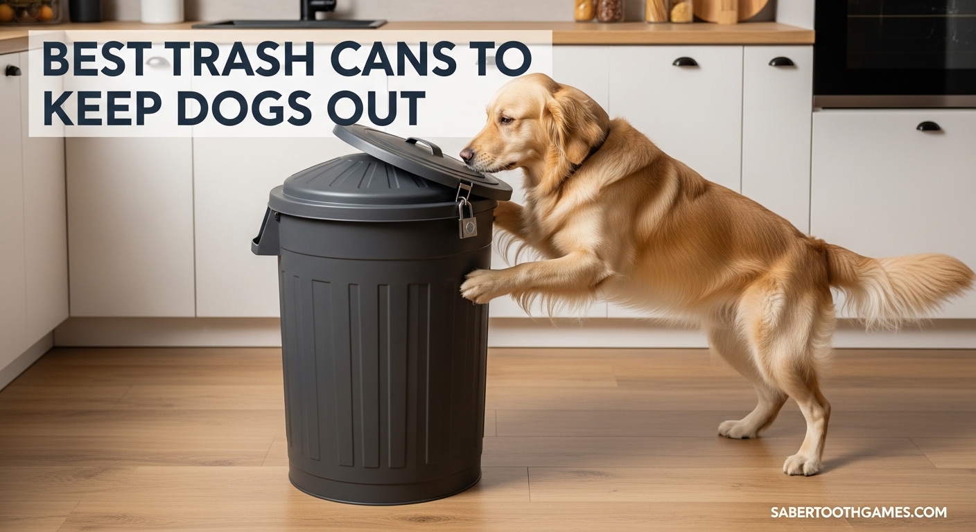 Best Trash Cans to Keep Dogs Out