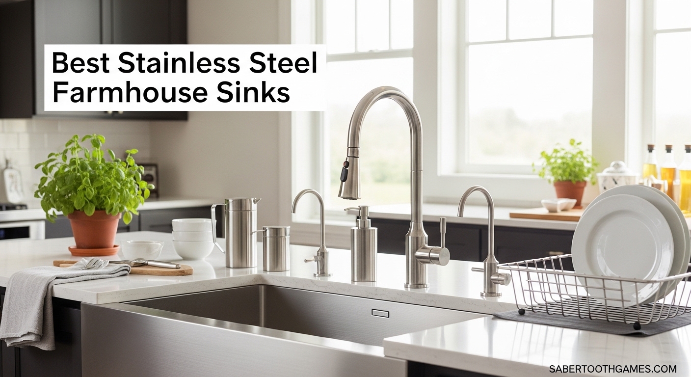 Best Stainless Steel Farmhouse Sinks