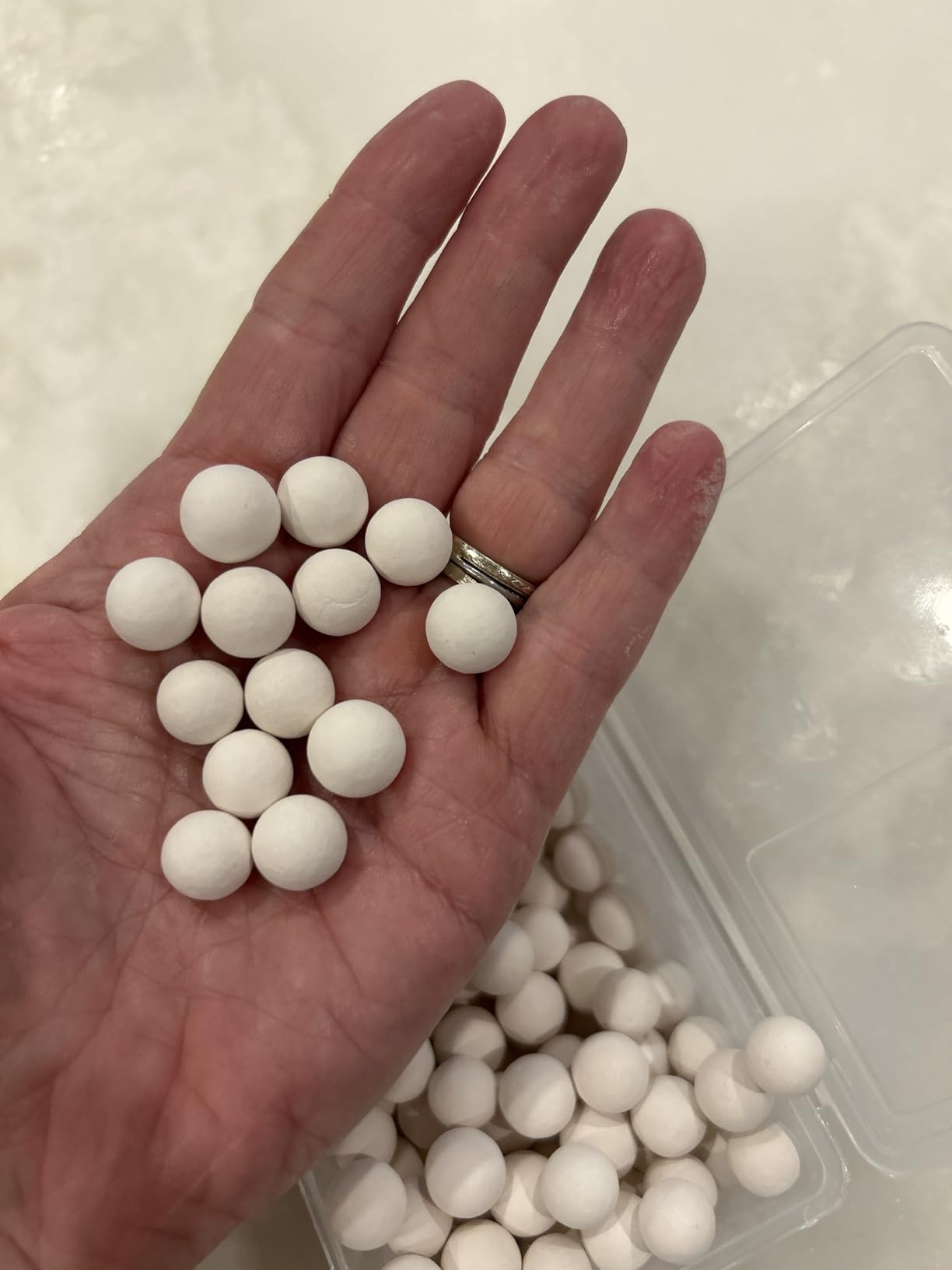 Mrs. Anderson's Baking Ceramic Pie Crust Weights, 135 Count, Natural Stoneware, For Blind Baking Pie Crusts And Tart Shells With Even Baking Results customer photo 2