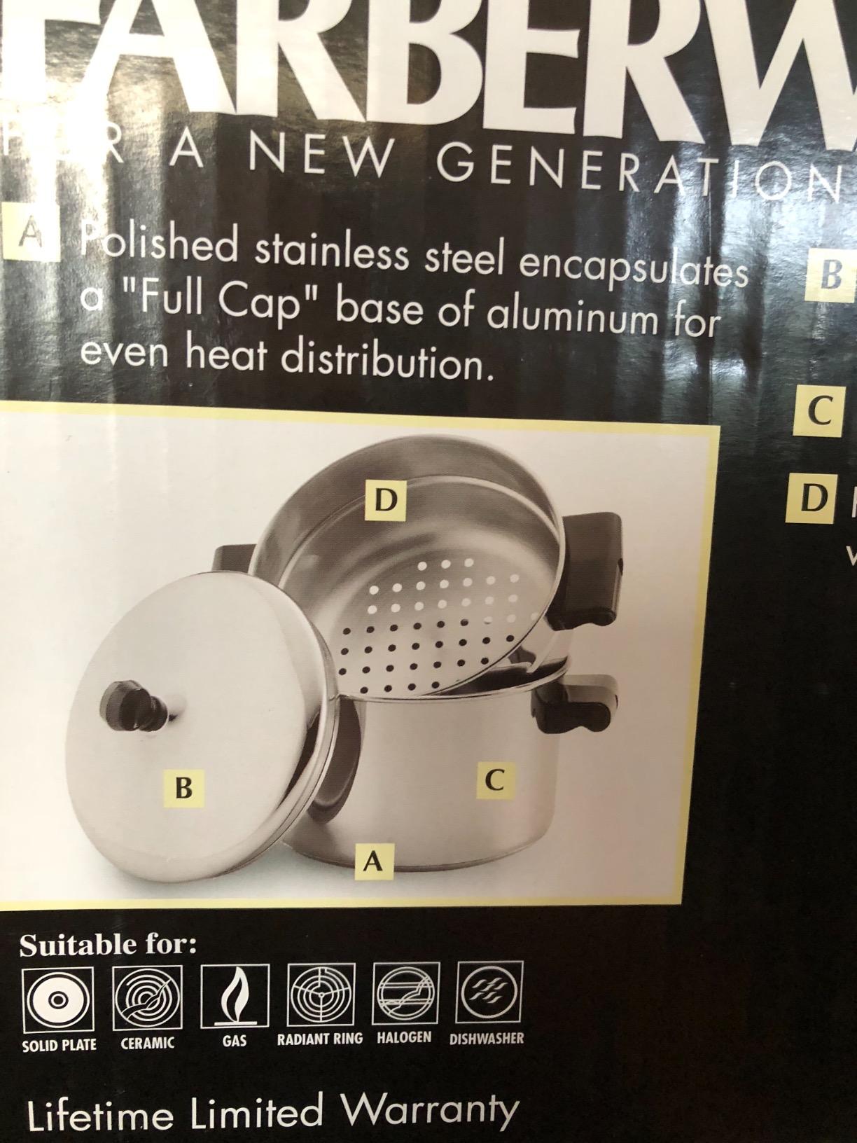 Farberware Classic Series Sauce Pot Steamer Insert, Saucepot (3 Quart), Silver customer photo 1