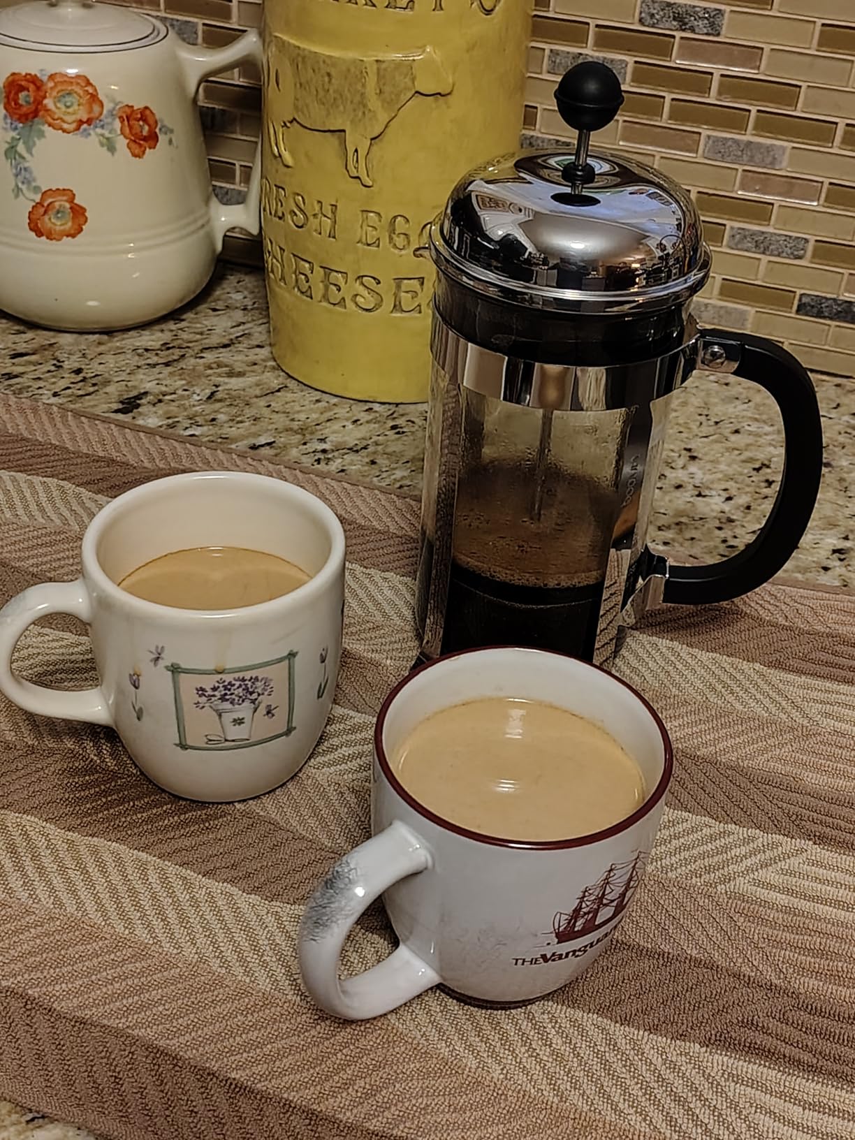 Bodum 34oz Chambord French Press Coffee Maker, High-Heat Borosilicate Glass, Polished Stainless Steel – Made in Portugal - Customer Photo 1