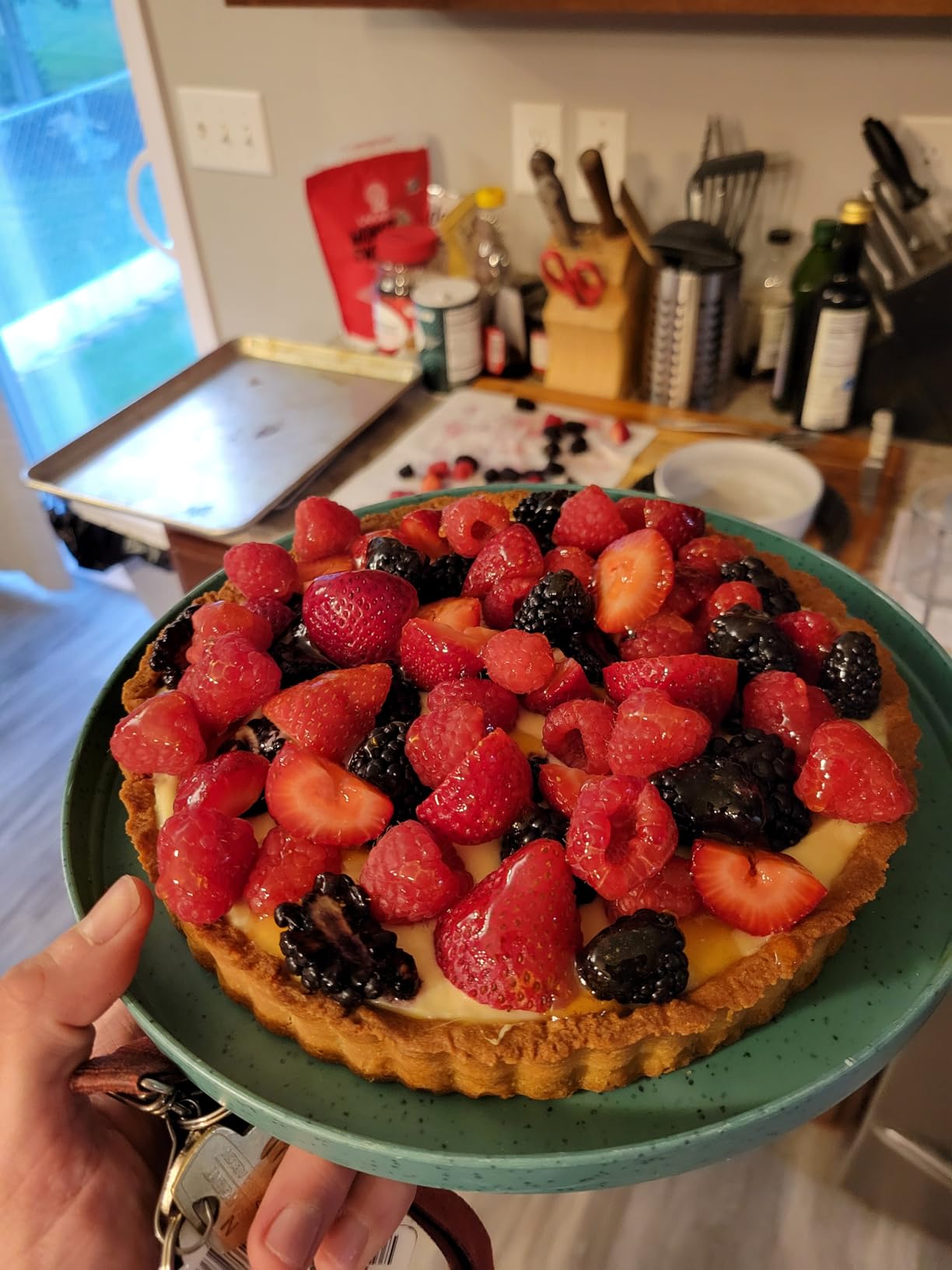 Wilton Excelle Elite Non-Stick - Non-Stick Tart and Quiche Pan with Removable Bottom, 9-Inch, Steel customer photo 2