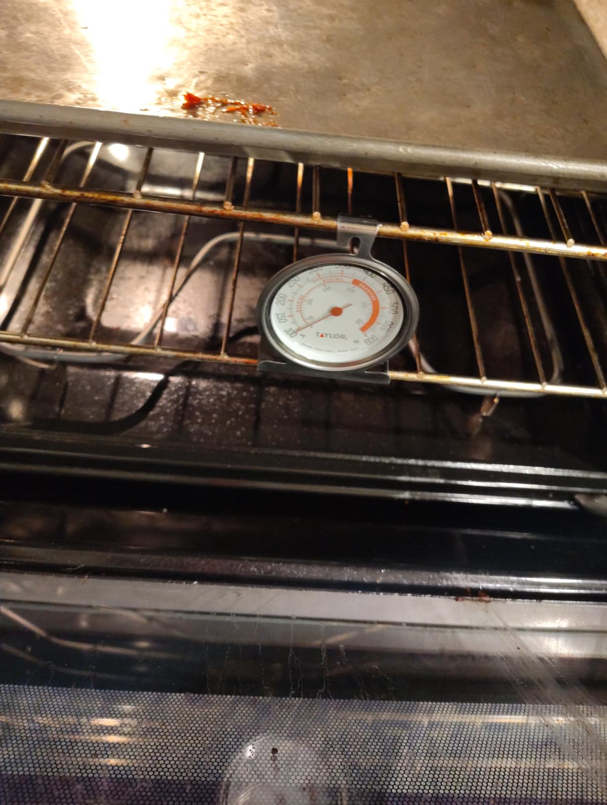 Taylor Precision Products Large Dial Thermometer, Silver customer photo 1