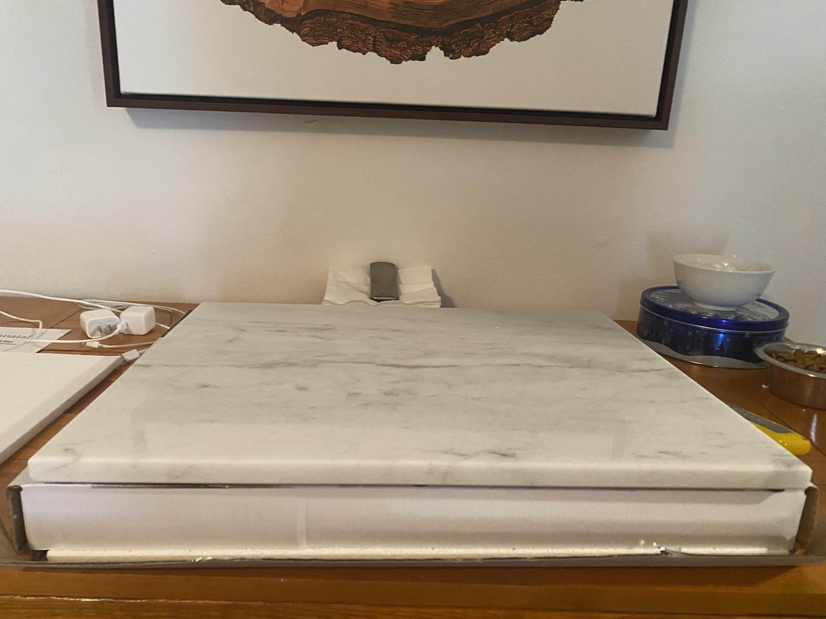 Fox Run 3829 Marble Pastry Board White, 16 x 20 x 0.75 inches customer photo 2