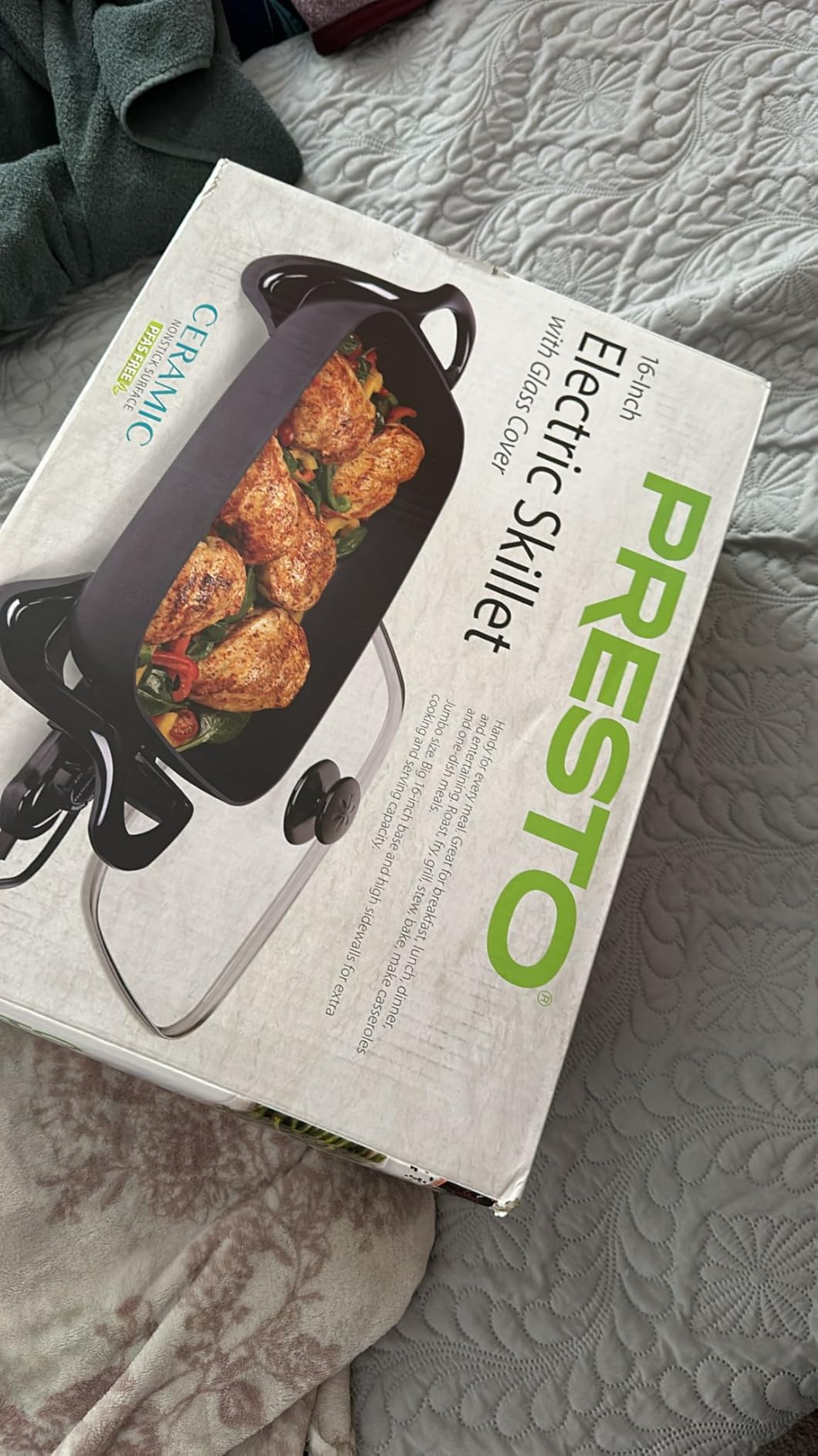 Presto 06852 16-Inch Electric Skillet with Glass Cover - Customer Photo 2
