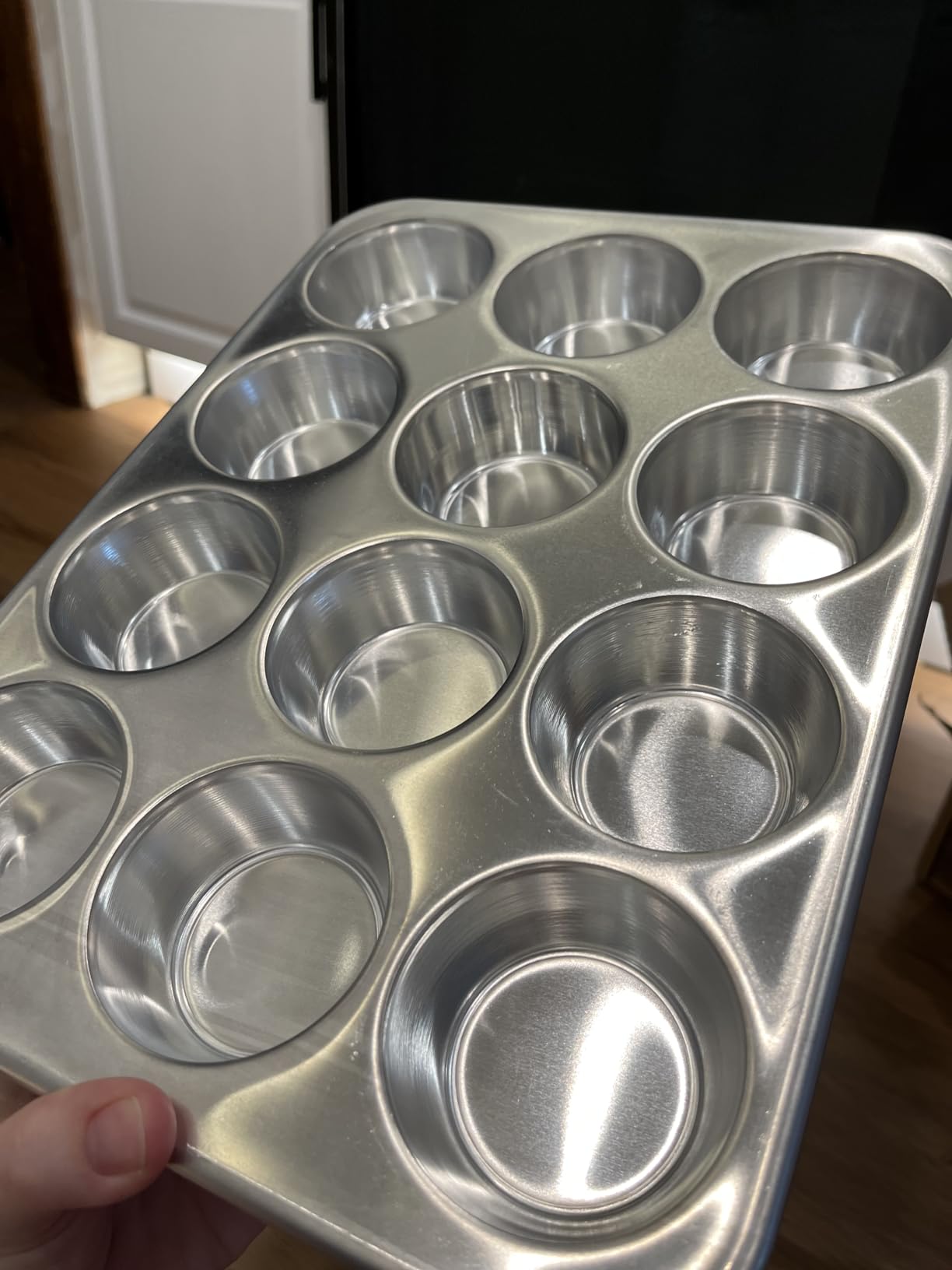 Nordic Ware Natural Aluminum Commercial Muffin Pan, 12 Cup customer photo 2