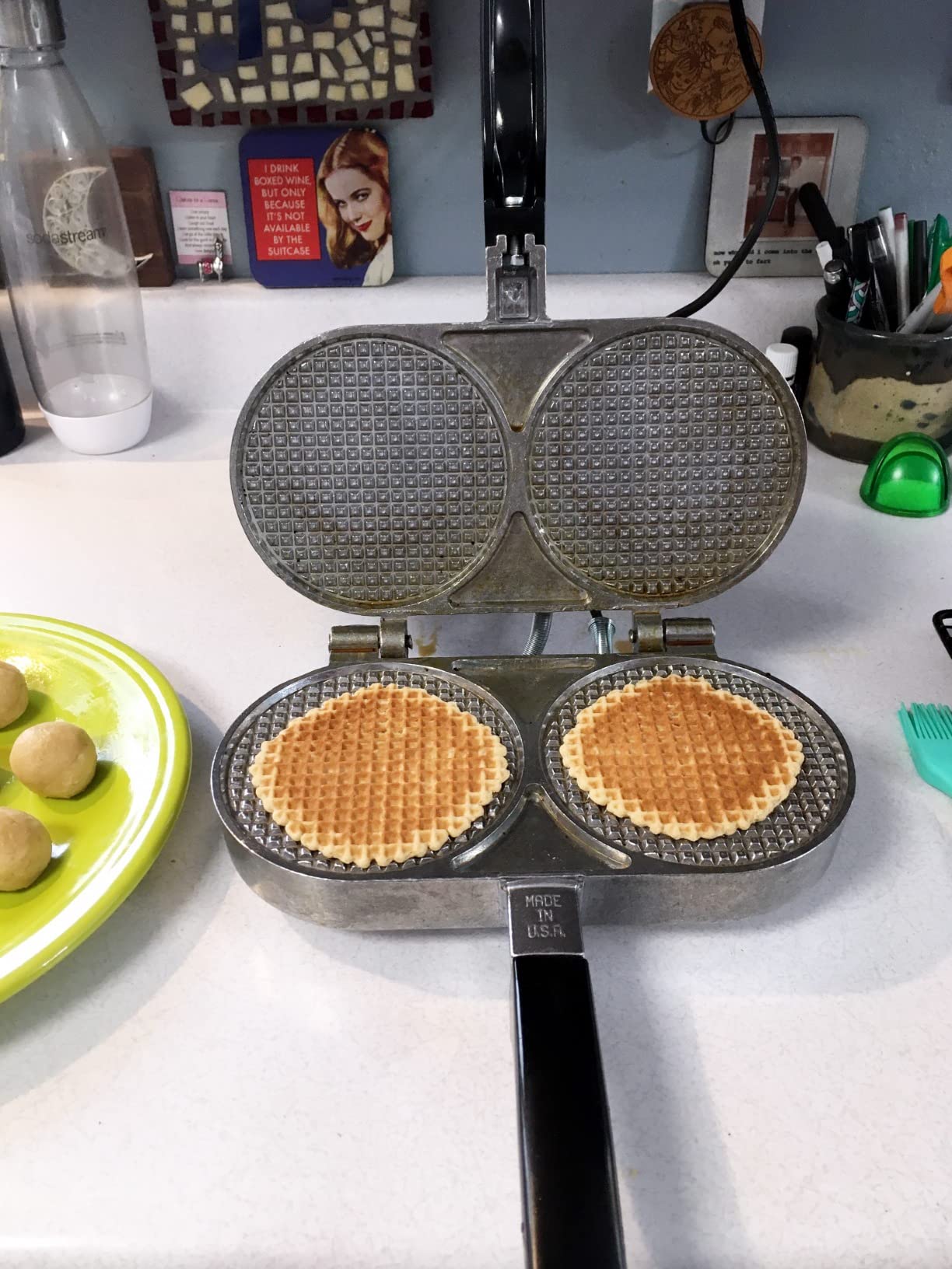 C Palmer Thin Belgian Cookie Iron, Model 1110, Made in the USA customer photo 1