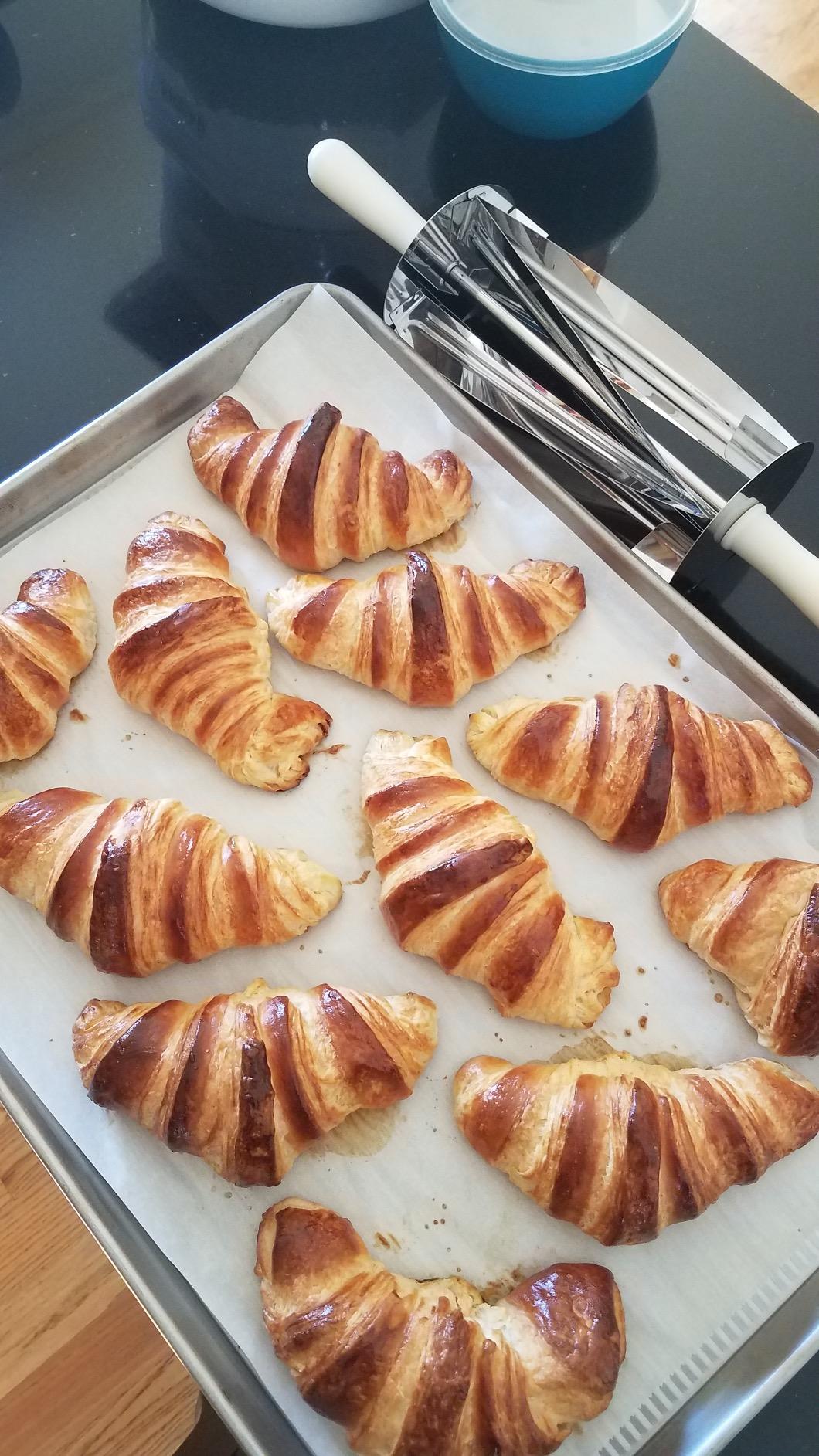 Ateco Stainless Steel Croissant Roller Cutter 15-inches long x 5-inches diameter customer photo 1