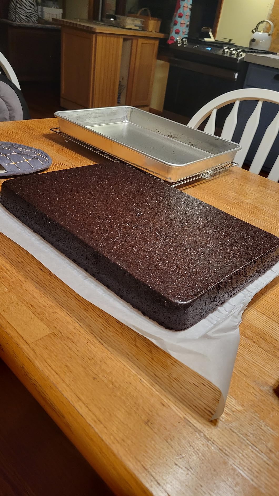 Nordic Ware Natural High Sided Sheet Cake Pan, Silver customer photo 2