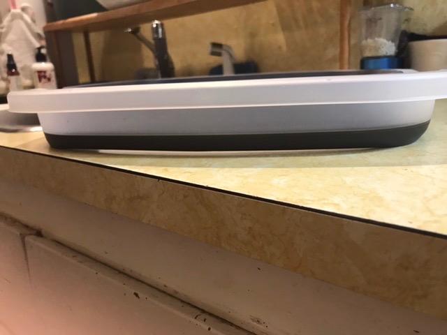 PrepWorks Collapsible Tub - Space-Saving, Foldable Utility Tub for Washing, Soaking, and Storage in Kitchen or Outdoors - Customer Photo 1