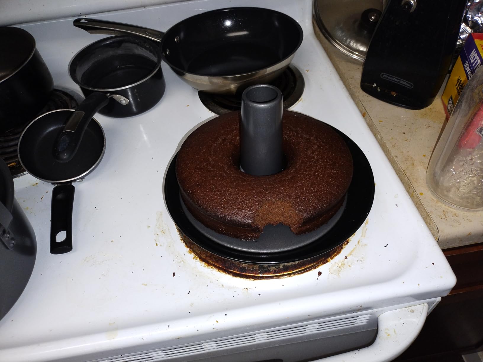 Chicago Metallic Angel Food Cake Pan with Cooling Feet, 2-Piece Nonstick Tube Pan, 9.5 Inch Carbon Steel, Perfect for Pound and Sponge Cakes customer photo 2