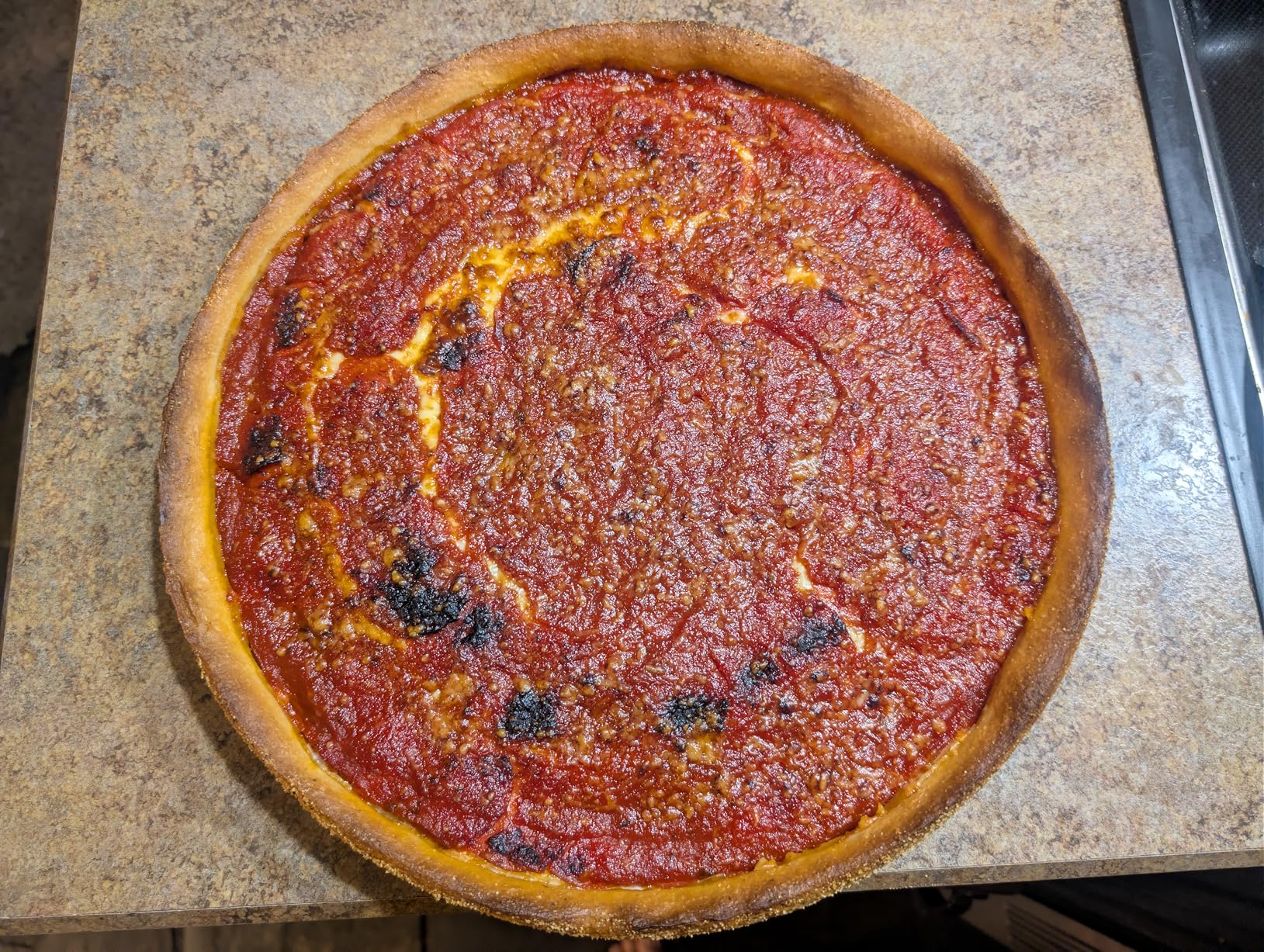 Chicago Metallic 14-Inch Deep Dish Pizza Pan, Nonstick Carbon Steel Bakeware for Chicago-Style Pizza, Cookie Cakes, Thick Crust Pizzas, and More customer photo 2