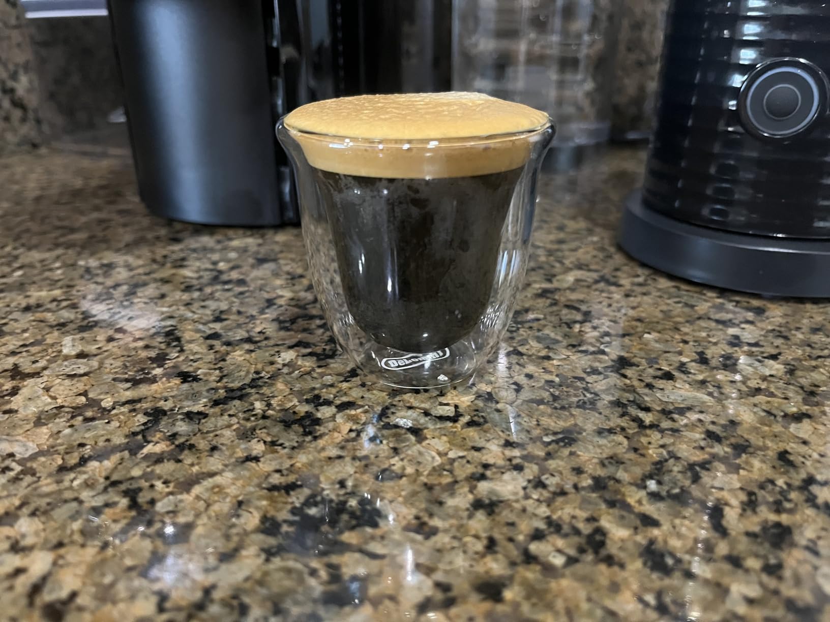 DeLonghi 3oz Espresso Double Wall Thermal Glasses, Set of 2 - Customer Photo 2