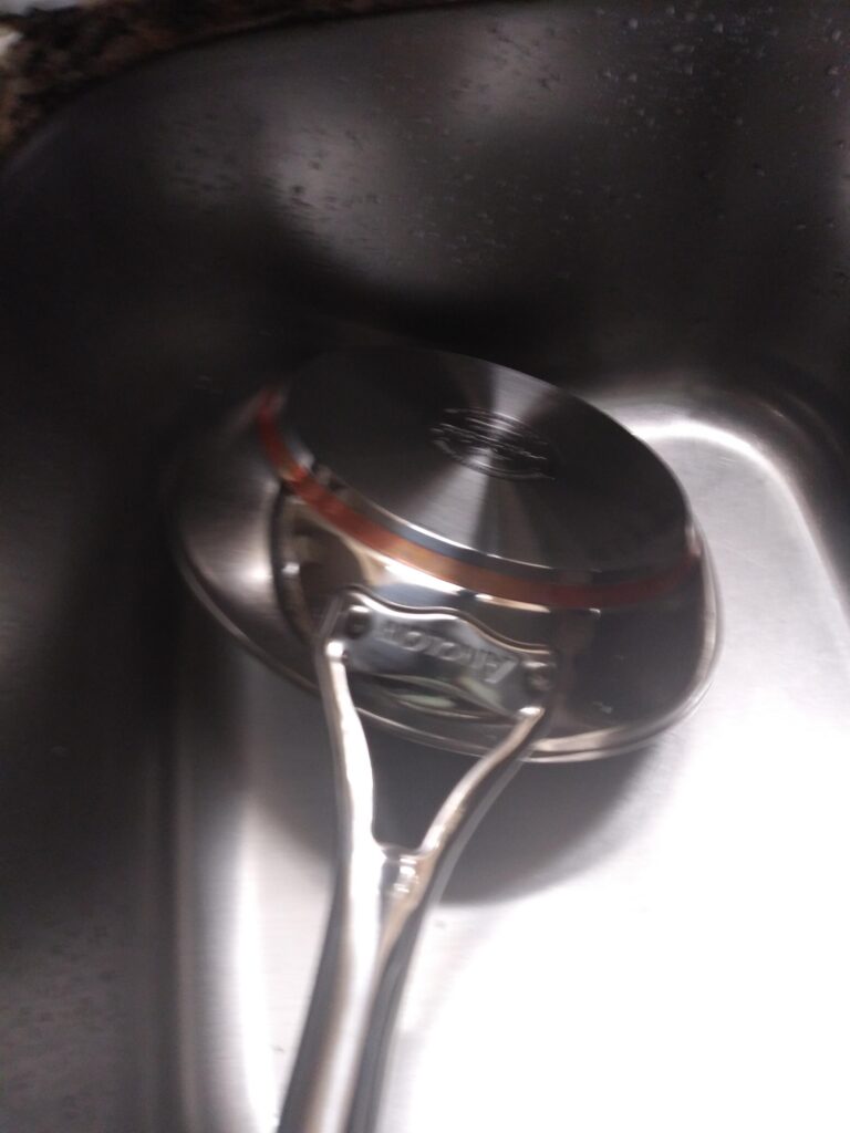 Anolon Nouvelle Stainless Steel Cookware Pots and Pans Set, 10 Piece - Customer Photo 2