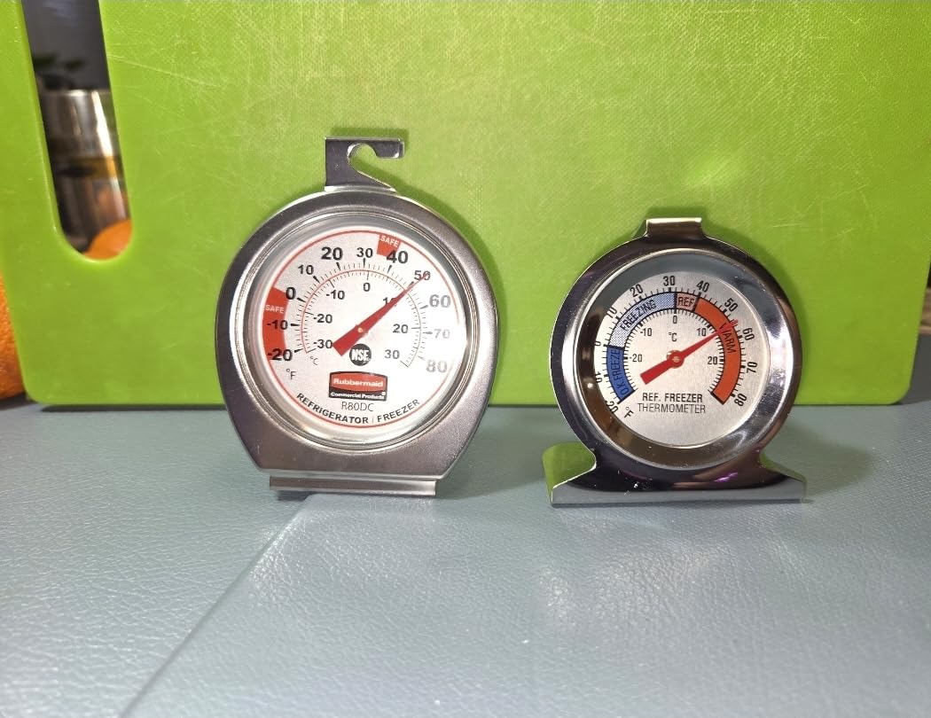 Rubbermaid Commercial Products Stainless Steel Monitoring Thermometer, Safe for Inside Oven/Grill/Smoker, 60-580°F Range, Easy to Read Food Thermometer For Food Resturant/Home Cooking customer photo 1