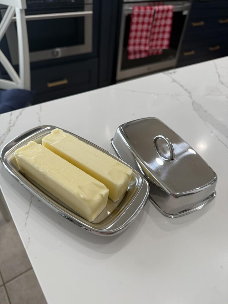 Norpro 282 Stainless Steel Double Covered Butter Dish, Silver - Customer Photo 1