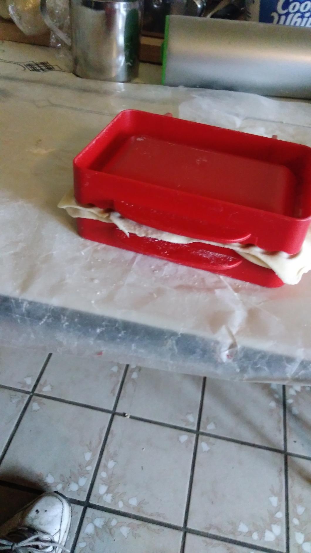 Norpro Mini Pocket Pie Mold, Red 4.75 inch x 4.5 inch customer photo 2