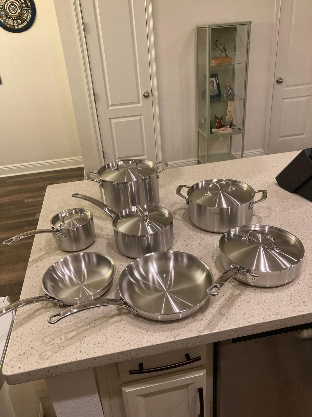 Tramontina Signature Tri-Ply Clad Stainless Steel 12-Piece Cookware Set with Lids, Pots and Pans Kitchen Set, Induction-Ready, Dishwasher-Safe, NSF-Certified, Made in Brazil - Customer Photo 1