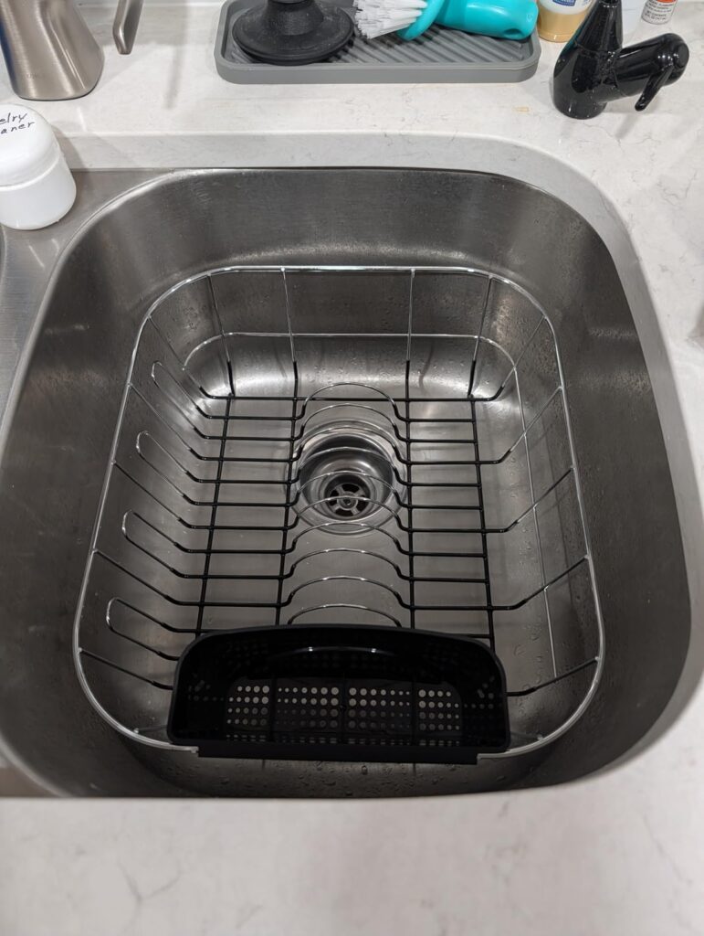 Neat-O Deluxe Chrome-Plated Steel Small Dish Drainers (Black) Customer Review Neat-O Deluxe Chrome-Plated Steel Small Dish Drainers (Black) - Customer Photo 1