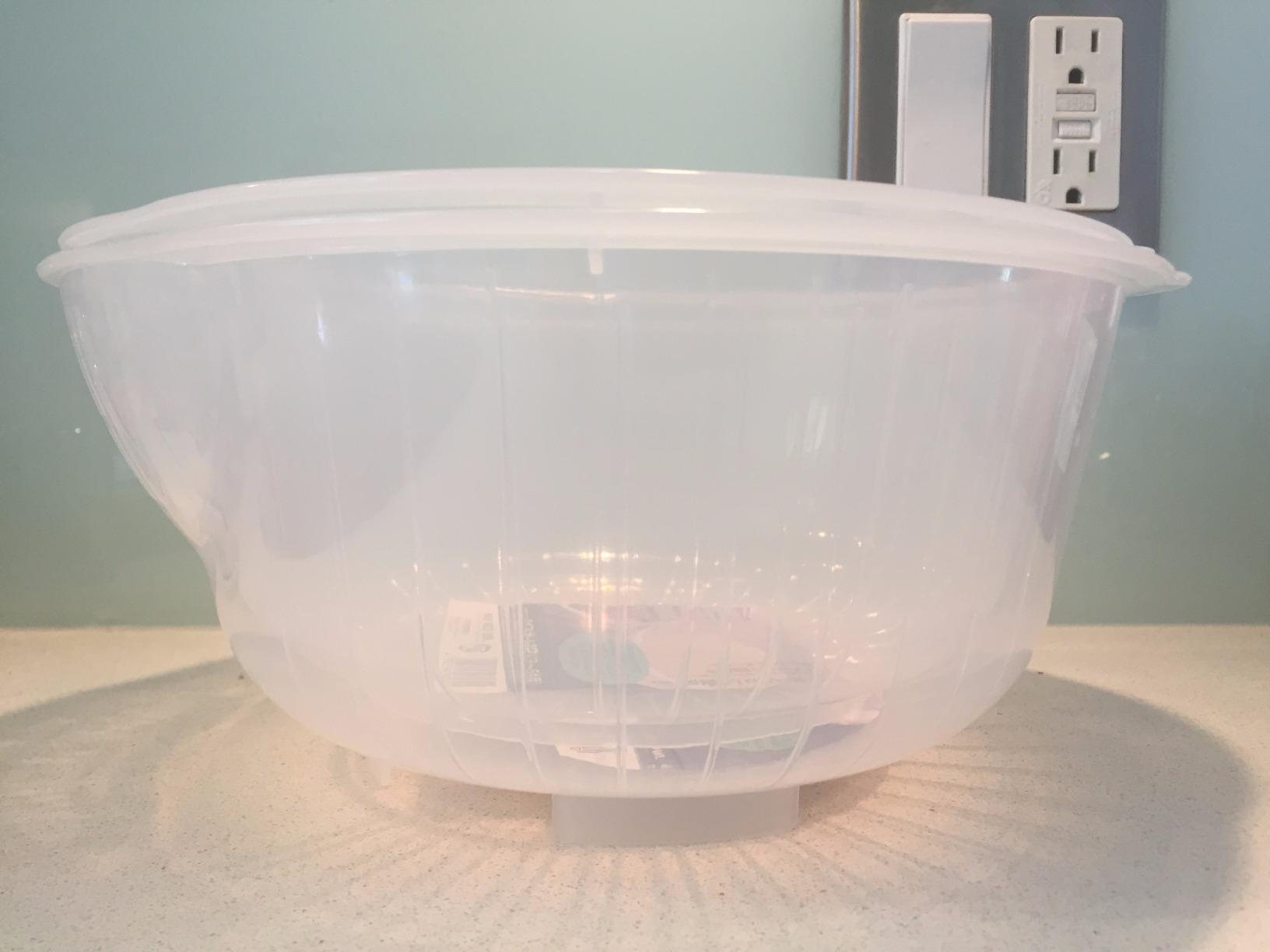 Inomata Plastic Japanese Rice Washing Bowl with Strainer, 2 quart customer photo 2