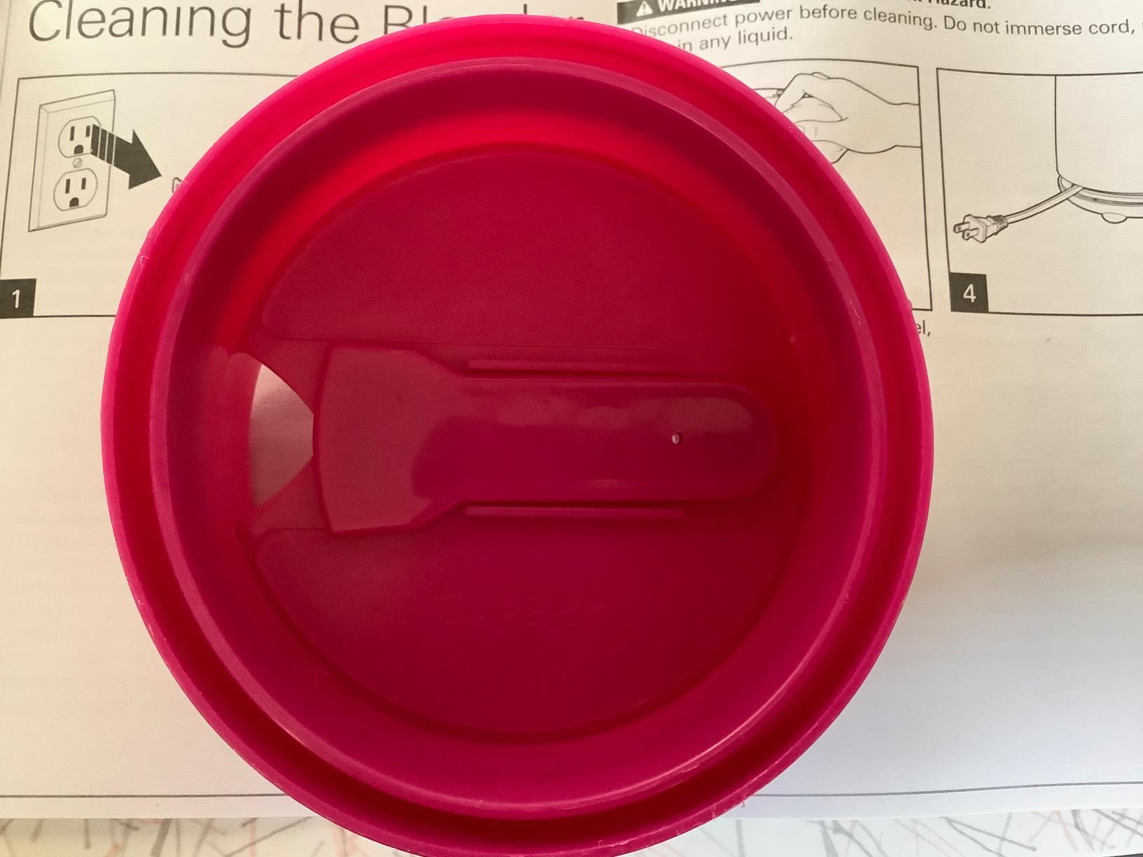 Hamilton Beach Portable Blender for Shakes and Smoothies, 14 Oz BPA Free Travel Cup & Lid, Durable Stainless Steel Blades, Personal Smoothie Blender, Raspberry, 51131G Customer Review Hamilton Beach Portable Blender for Shakes and Smoothies, 14 Oz BPA Free Travel Cup & Lid, Durable Stainless Steel Blades, Personal Smoothie Blender, Raspberry, 51131G - Customer Photo 2