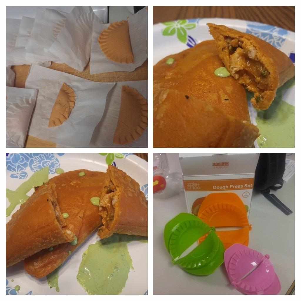 Zoie + Chloe Set of 3 Dough Press - Plastic Pastry Shaper & Empanada Maker Press With Crimped Crust Edges - Kitchen Tools For Making Dumplings, Hand Pie, Ravioli, Pierogi, Turnover - 4