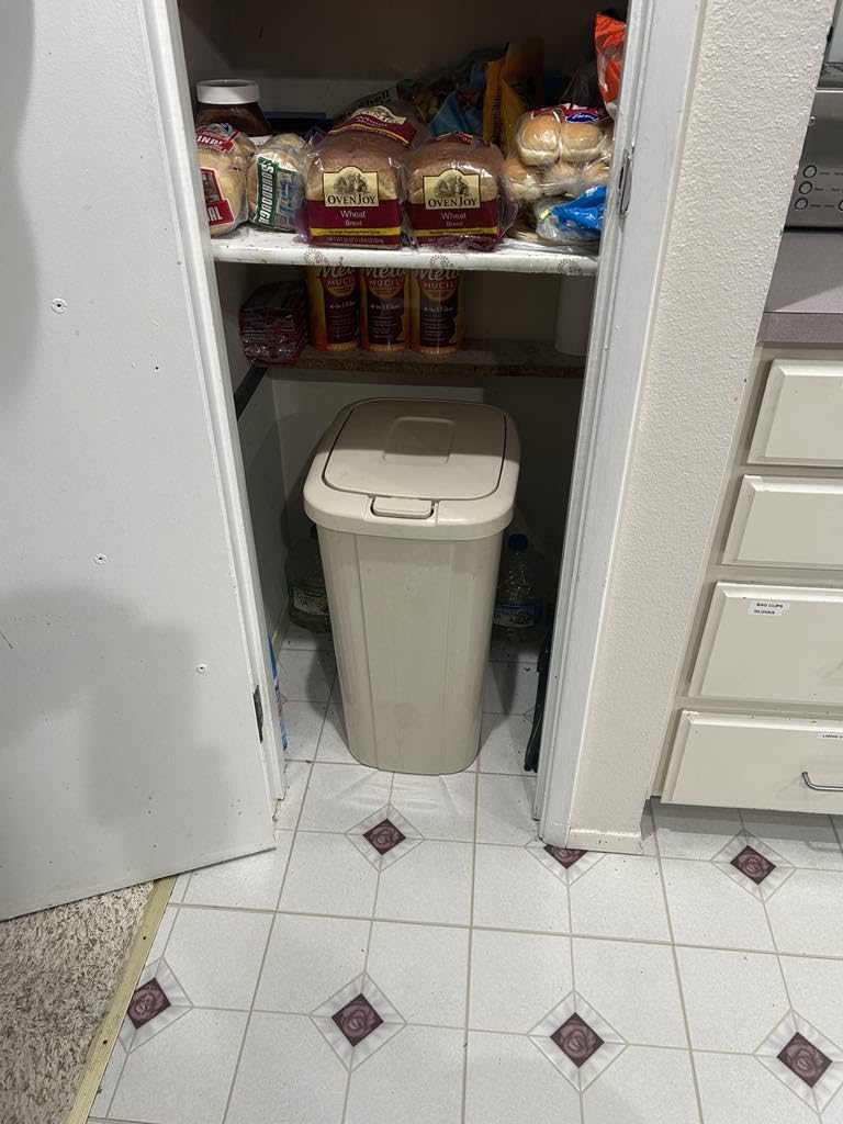NINESTARS CB-DZT-50-13/12-13 Automatic Touchless Infrared Motion Sensor Trash Can Combo Set, 13 Gal 50L & 3 Gal 12L, Stainless Steel Base (Oval, Silver/Black Lid) - Customer Photo 1