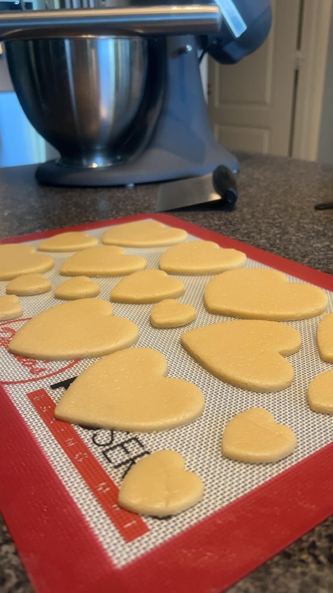 Ultra Cuisine French Rolling Pin for Baking - Use with Pizza, Cookie, and Pastry Dough, Fondant and Pie Crust - Tapered Design Bread Roller Pin, Stainless Steel 15.75-inch Large Roller Pin customer photo 2