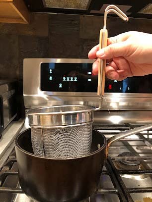 Helen's Asian Kitchen Helen's Asian Kitchen Stainless Steel Mesh Spide, 6-Inch, Basket, Silver customer photo 1