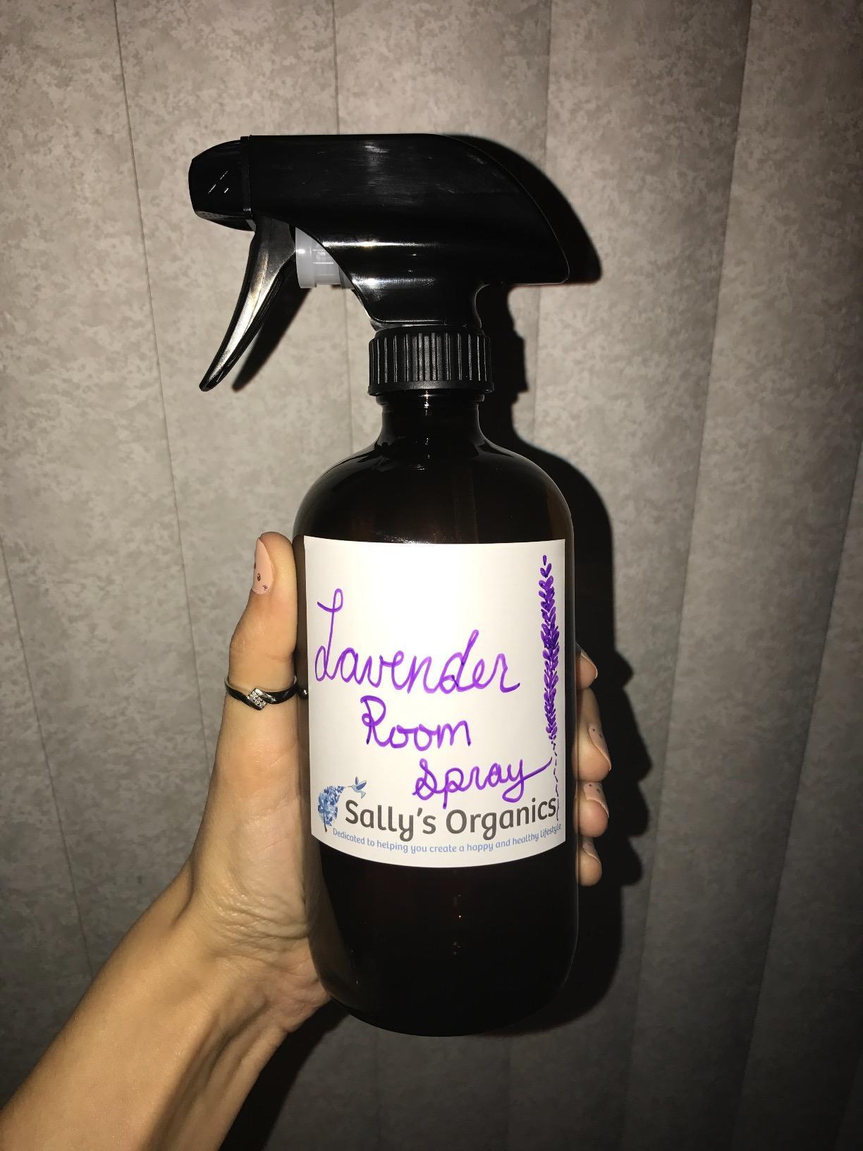 Sally's Organics Empty Amber Glass Spray Bottles - 2 Pack - Large 16oz Refillable Bottle for is Great for Essential Oils, Plants, Cleaning Solutions, Hair - Durable Nozzle - Fine Mist/Stream Setting - Customer Photo 3