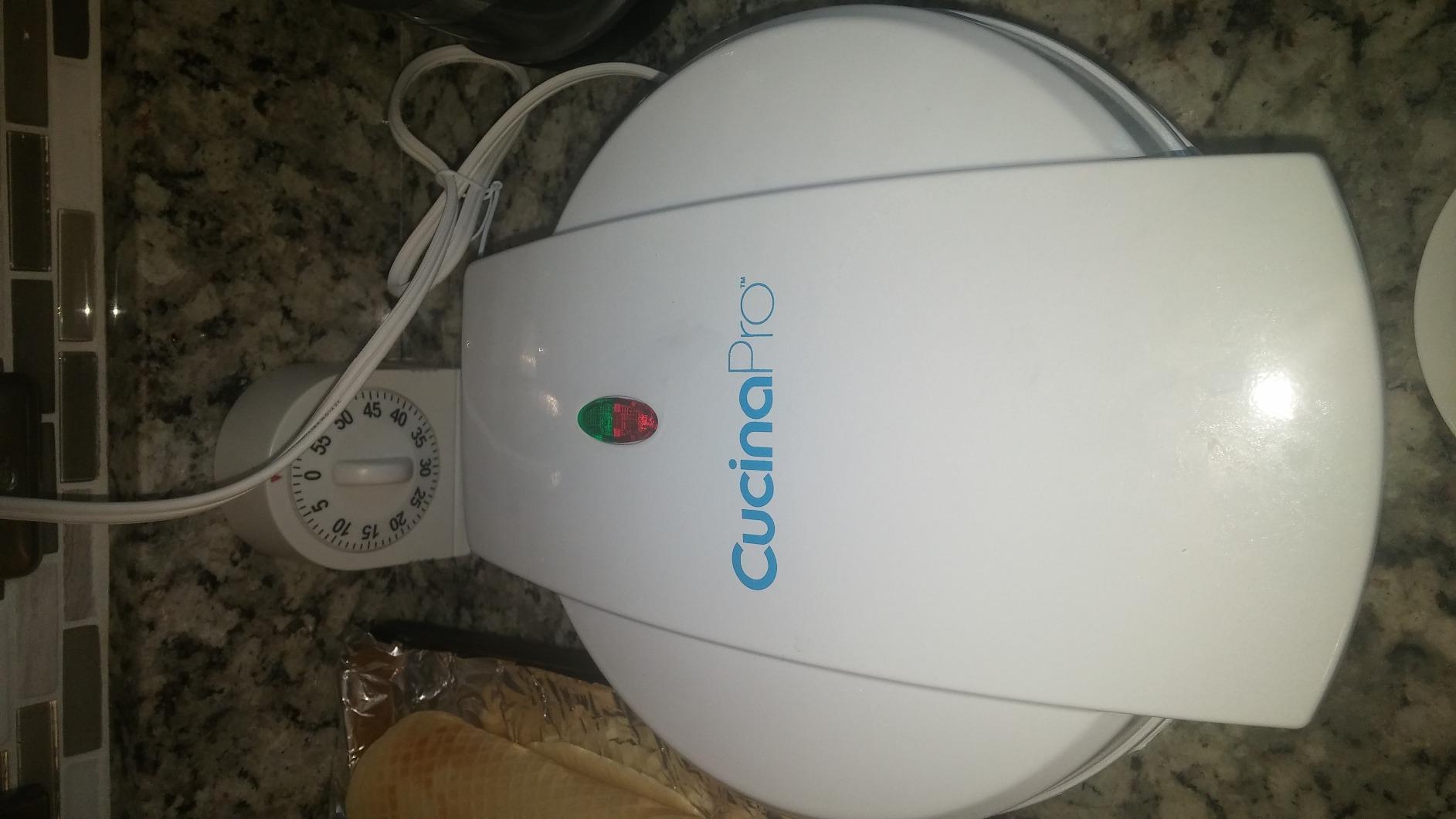 Waffle Cone & Bowl Maker for Homemade Ice Cream Cones- Includes Amazon Exclusive Bowl Press & Shaper Roller- Electric Nonstick Waffler Iron Machine for DIY Dessert Sundaes, Gift Treat for Kids Adults customer photo 1