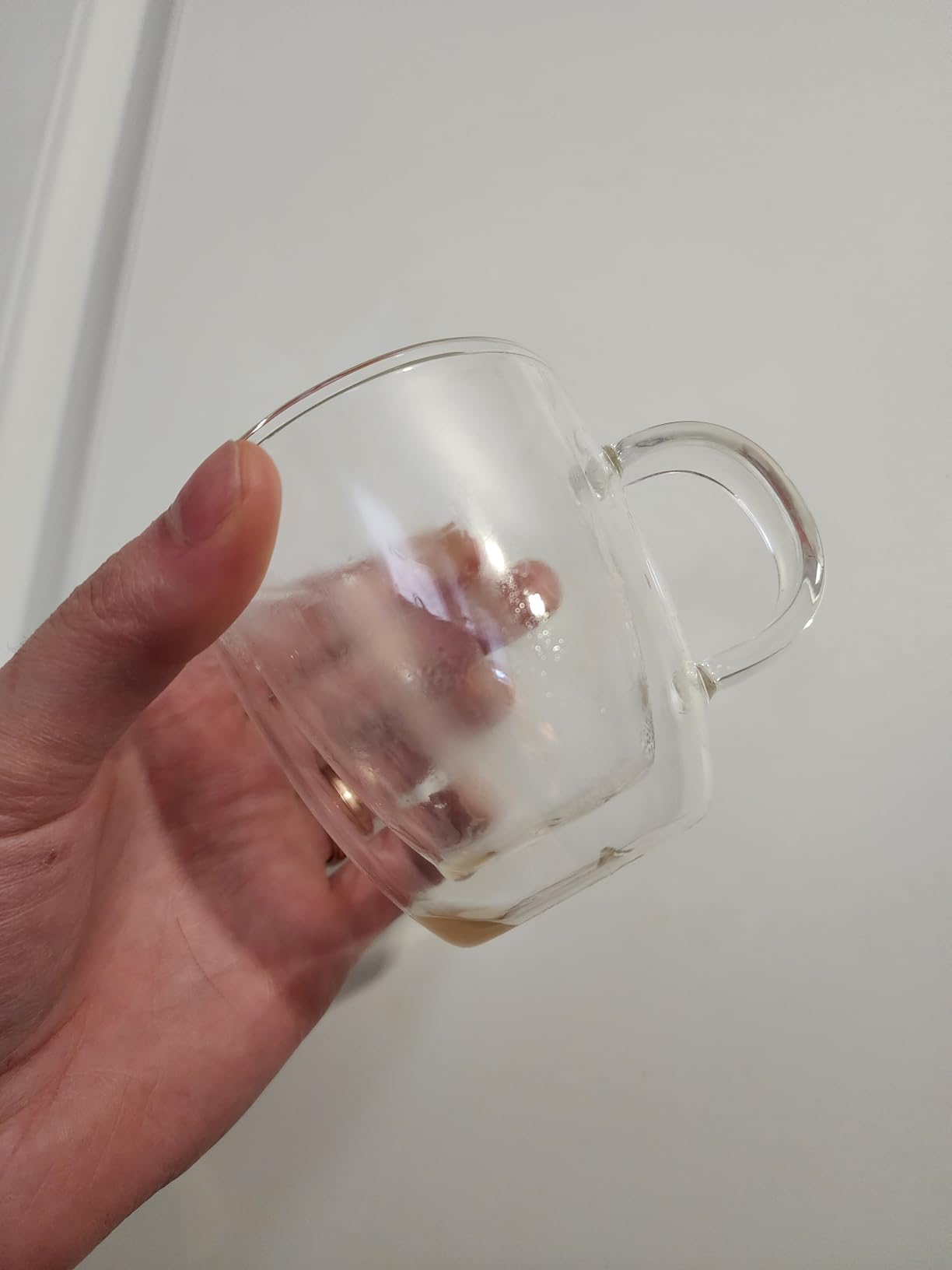 JoyJolt Savor Double Wall Insulated Glasses Espresso Mugs (Set of 2) - 5.4-Ounces - Customer Photo 3