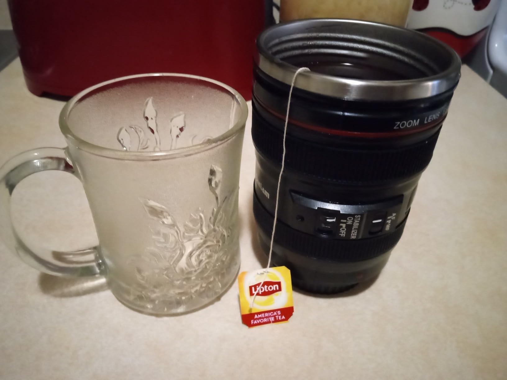 STRATA CUPS Camera Lens Coffee Mug -13.5oz | (2 LIDS + SPOON + BAG) Gift for Him, Dad Gifts, Photography, Camera accessories, Novelty Gifts Customer Review STRATA CUPS Camera Lens Coffee Mug -13.5oz | (2 LIDS + SPOON + BAG) Gift for Him, Dad Gifts, Photography, Camera accessories, Novelty Gifts - Customer Photo 1