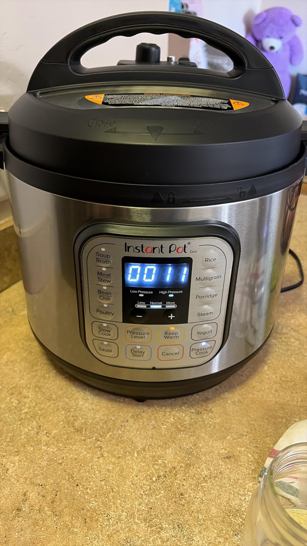 Instant Pot Duo 7-in-1 Mini Electric Pressure Cooker, Slow Rice Cooker, Steamer, Sauté, Yogurt Maker, Warmer & Sterilizer, Includes Free App with over 1900 Recipes, Stainless Steel, 3 Quart - Customer Photo 3