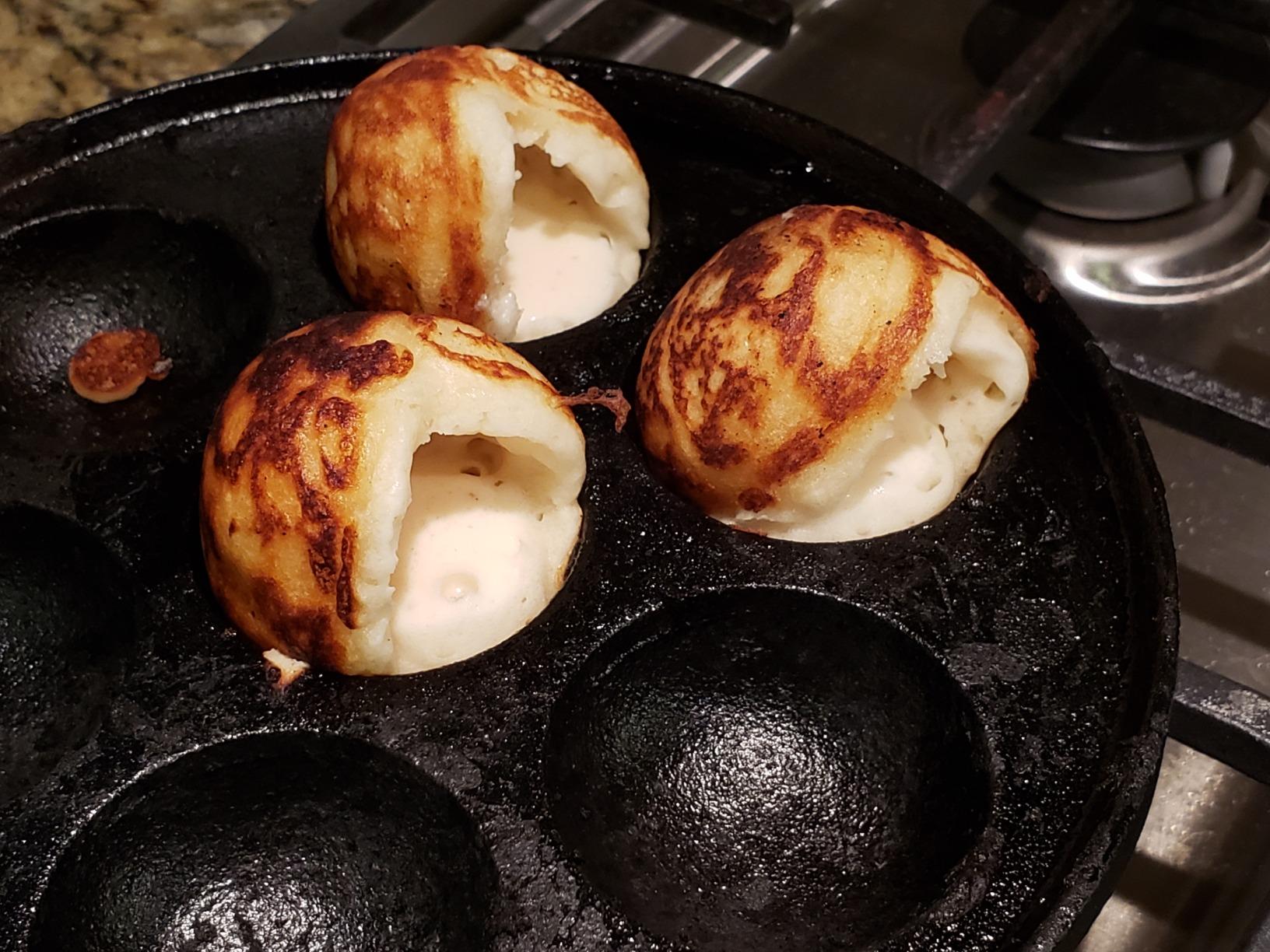 Upstreet Cast Iron Aebleskiver Pan - Ideal for Mini Pancake Mold, Cake Pop Pan, and Takoyaki Maker customer photo 2