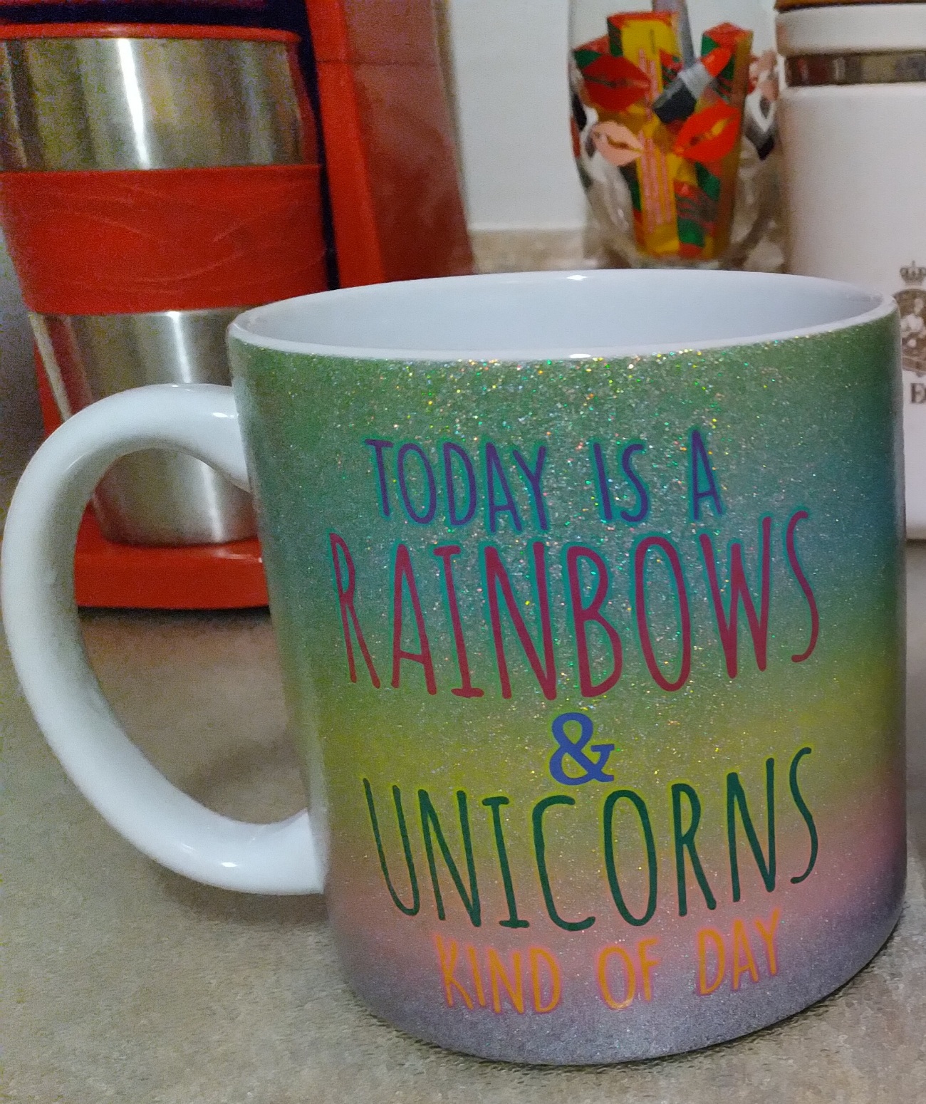 Mixpresso Black Personal Single Serve Coffee Maker with 14oz Travel Mug, Drip Small Coffee Maker with Auto Shut Off, Reusable Filter, Works with Ground Coffee Only - Customer Photo 2