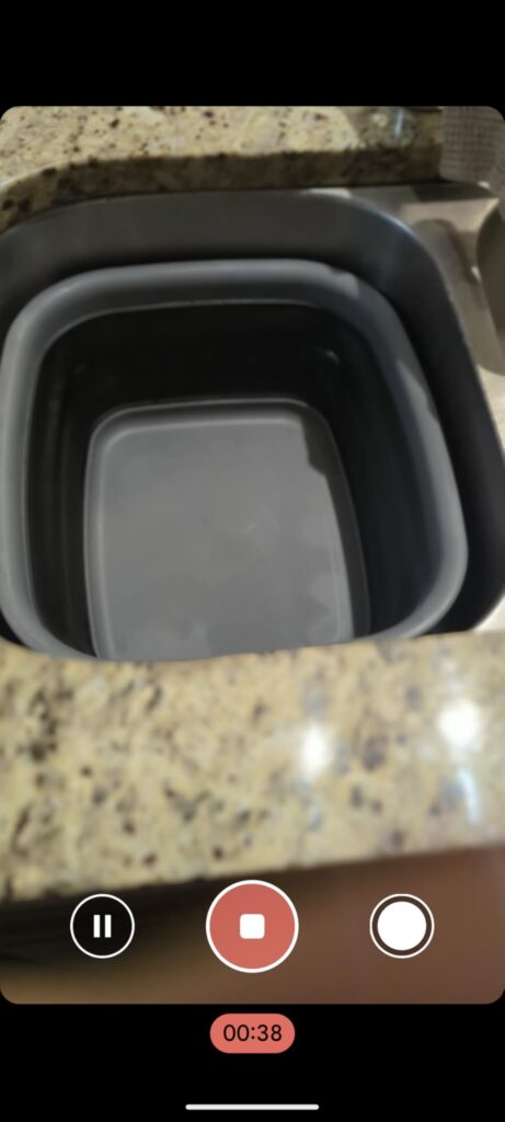 SAMMART 7.7L (2 Gallon) Collapsible Tub - Foldable Dish Tub - Portable Washing Basin - Space Saving Plastic Washtub (Grey, S) - Customer Photo 0