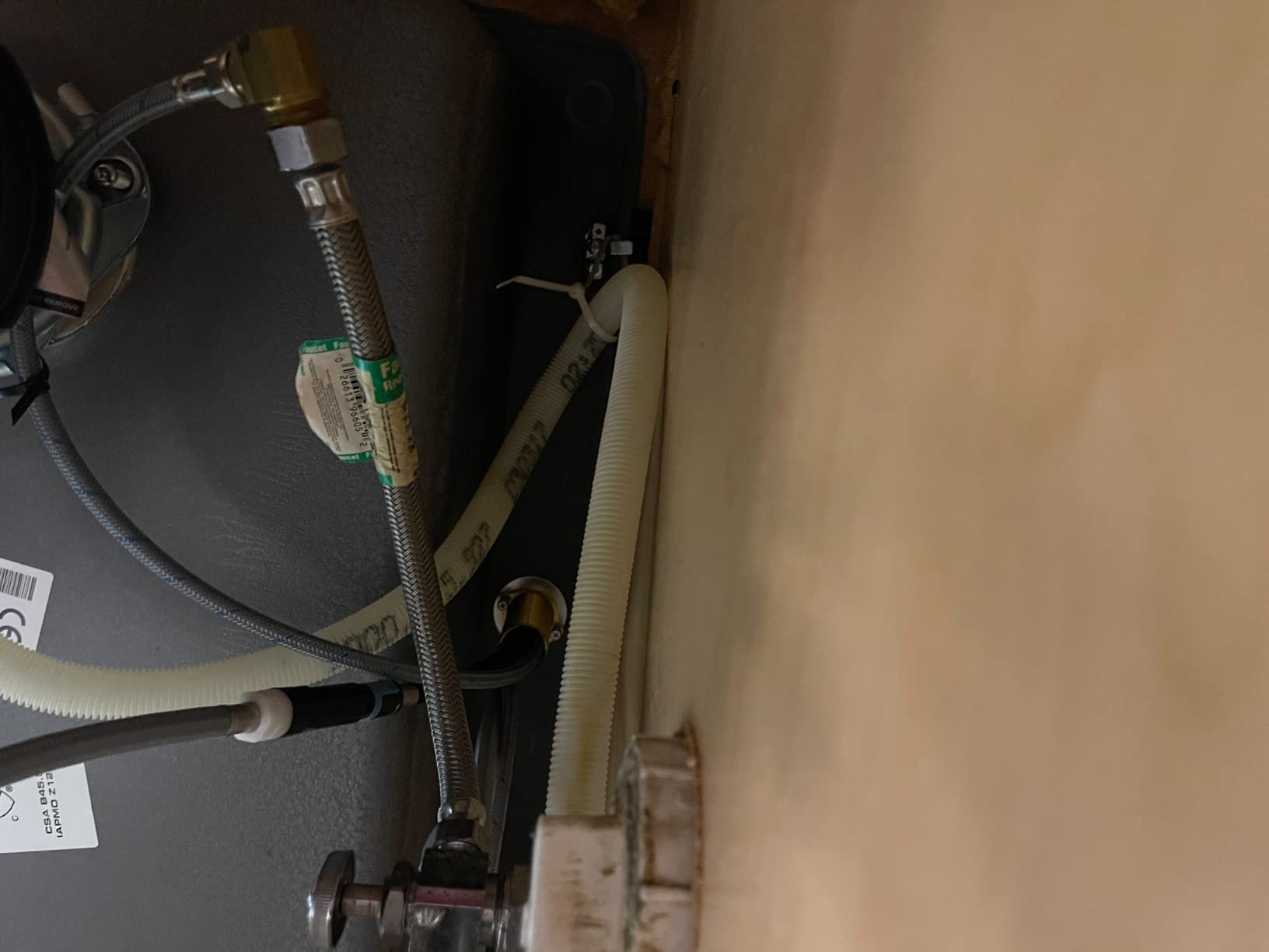 KRAUS Forteza 33-inch Drop In/Undermount 60/40 Double Bowl Granite Kitchen Sink in Grey, KGD-50GREY - Customer Photo 3