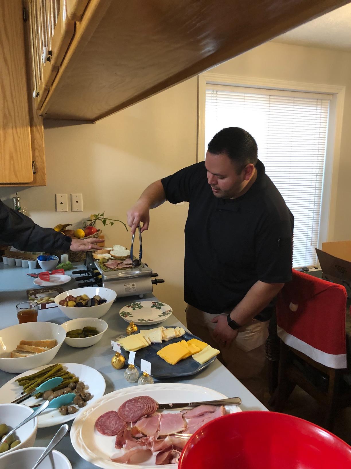 MasterChef Electric Raclette Table Grill w Non-Stick Grilling Plate & Cooking Stone- 8 Person Tabletop Cooker for Indoor, Smokeless, Korean BBQ - Melt Cheese, Cook Meat, Veggies, Appetizers-19