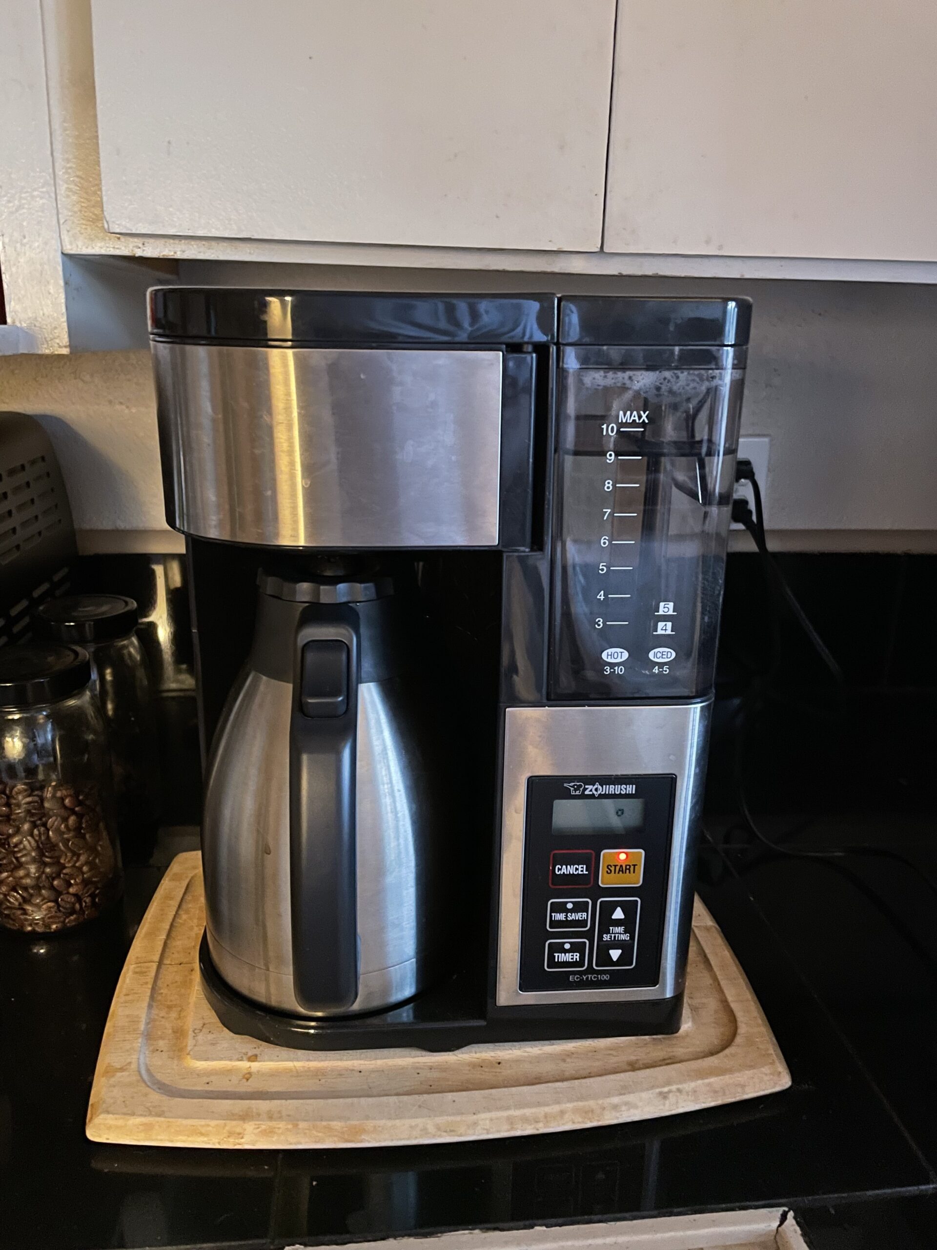 Zojirushi EC-YTC100XB 10-Cup Coffee Maker (Stainless Steel/Black) - Customer Photo 1