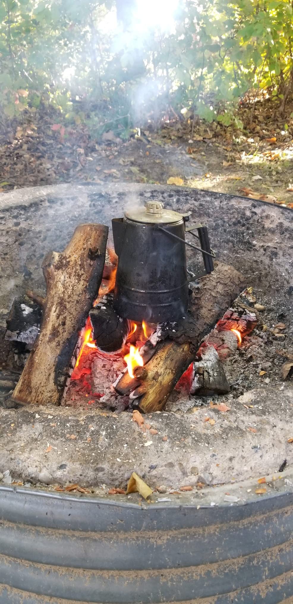 COLETTI Butte Coffee Percolator Camping - Percolator Coffee Pot, NO Aluminum or Plastic [14 Cup] - Customer Photo 1