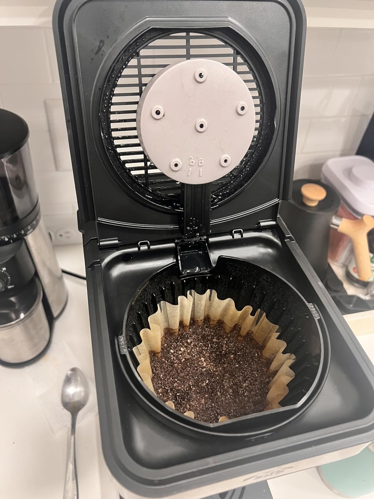 OXO Brew 8-Cup Coffee Maker - Single-Serve & Carafe, Thermal Stainless Steel, SCA Certified - Customer Photo 2