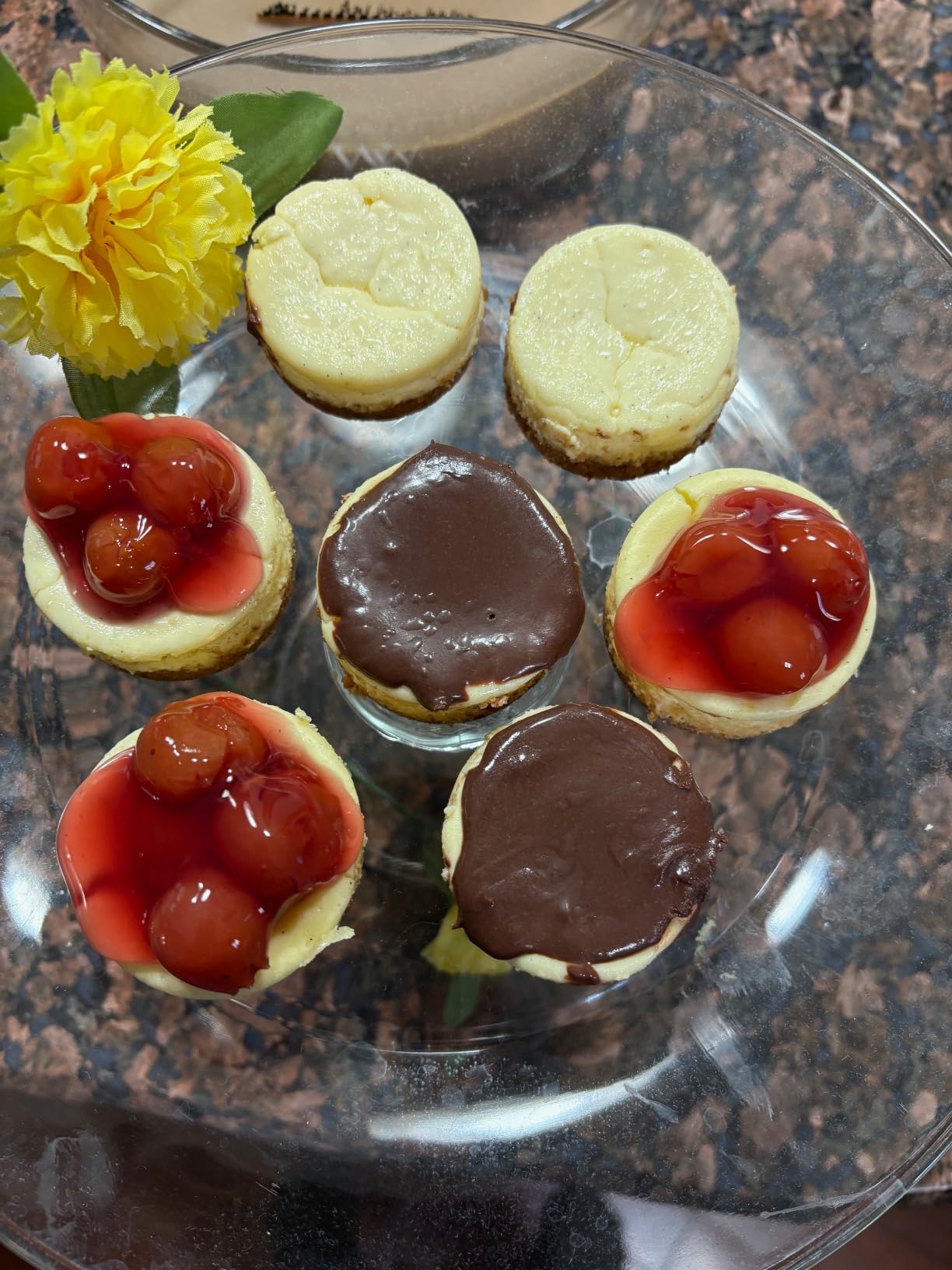 Tosnail 2 Pack 12 Cavity Mini Cheesecake Pan with Removable Bottom customer photo 2