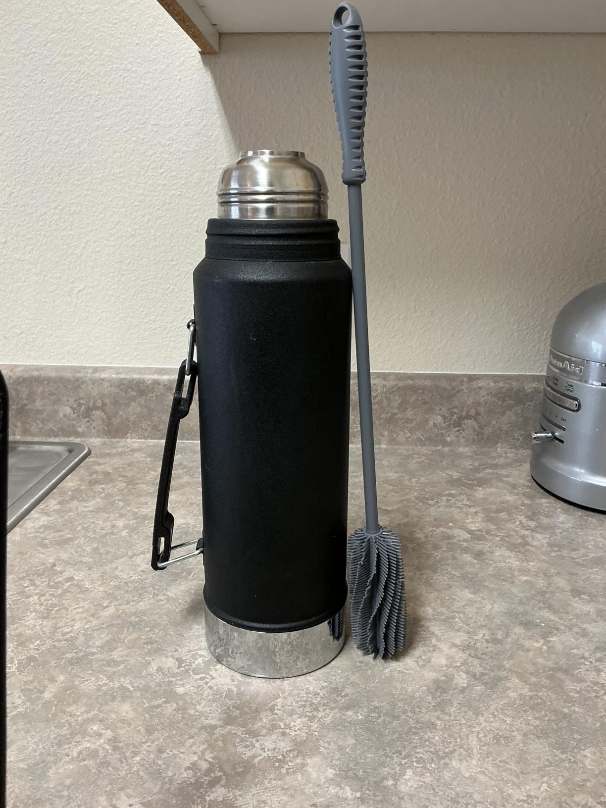 Silicone Bottle Cleaning Brush with Long Handle, 12.5 Silicone Bottle Cleaning Brush with Long Handle, 12.5