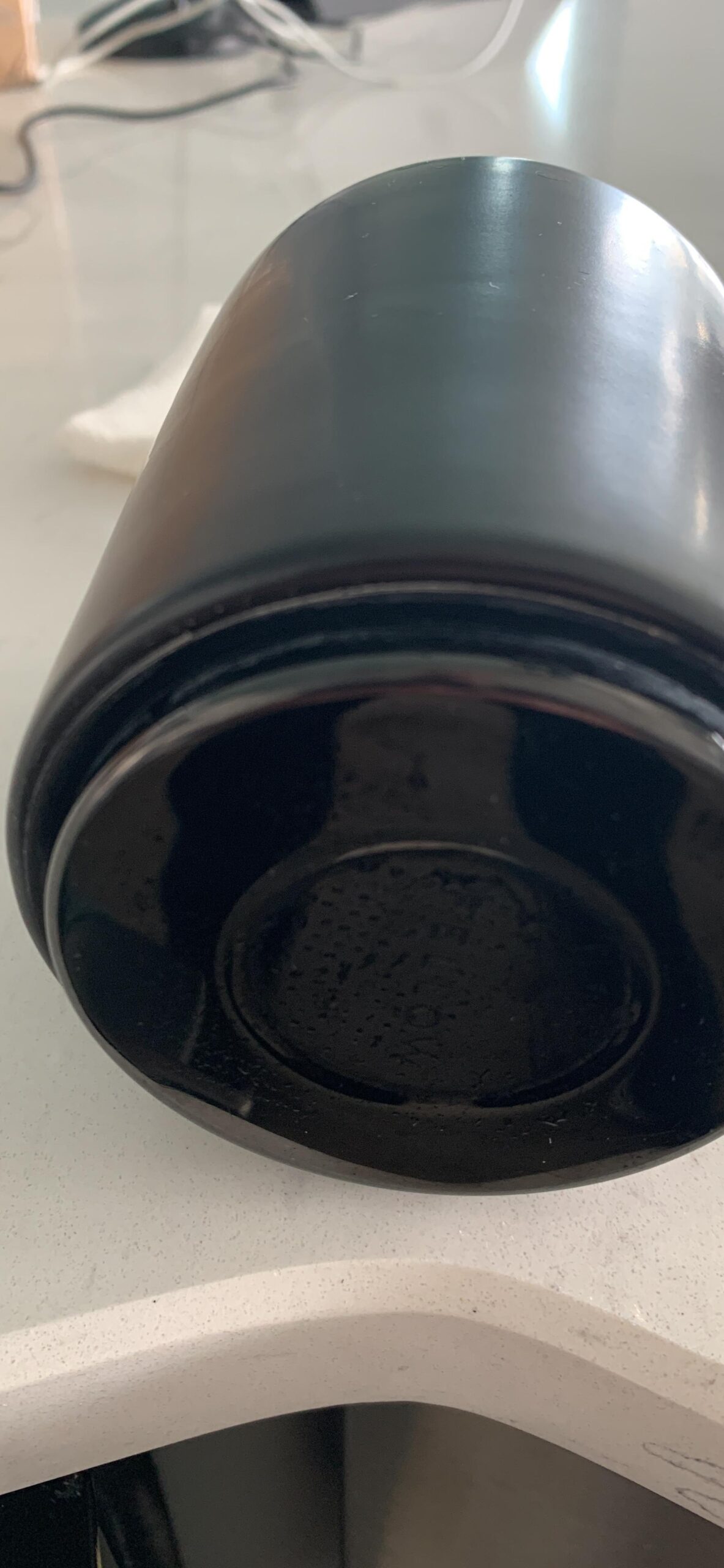 Fellow Monty Latte Art Cup 11oz - Double Wall Ceramic Latte Mug for Cappuccino, Espresso & Barista, Crema-Lifting Slope, Stackable, Matte Black Customer Review Fellow Monty Latte Art Cup 11oz - Double Wall Ceramic Latte Mug for Cappuccino, Espresso & Barista, Crema-Lifting Slope, Stackable, Matte Black - Customer Photo 1