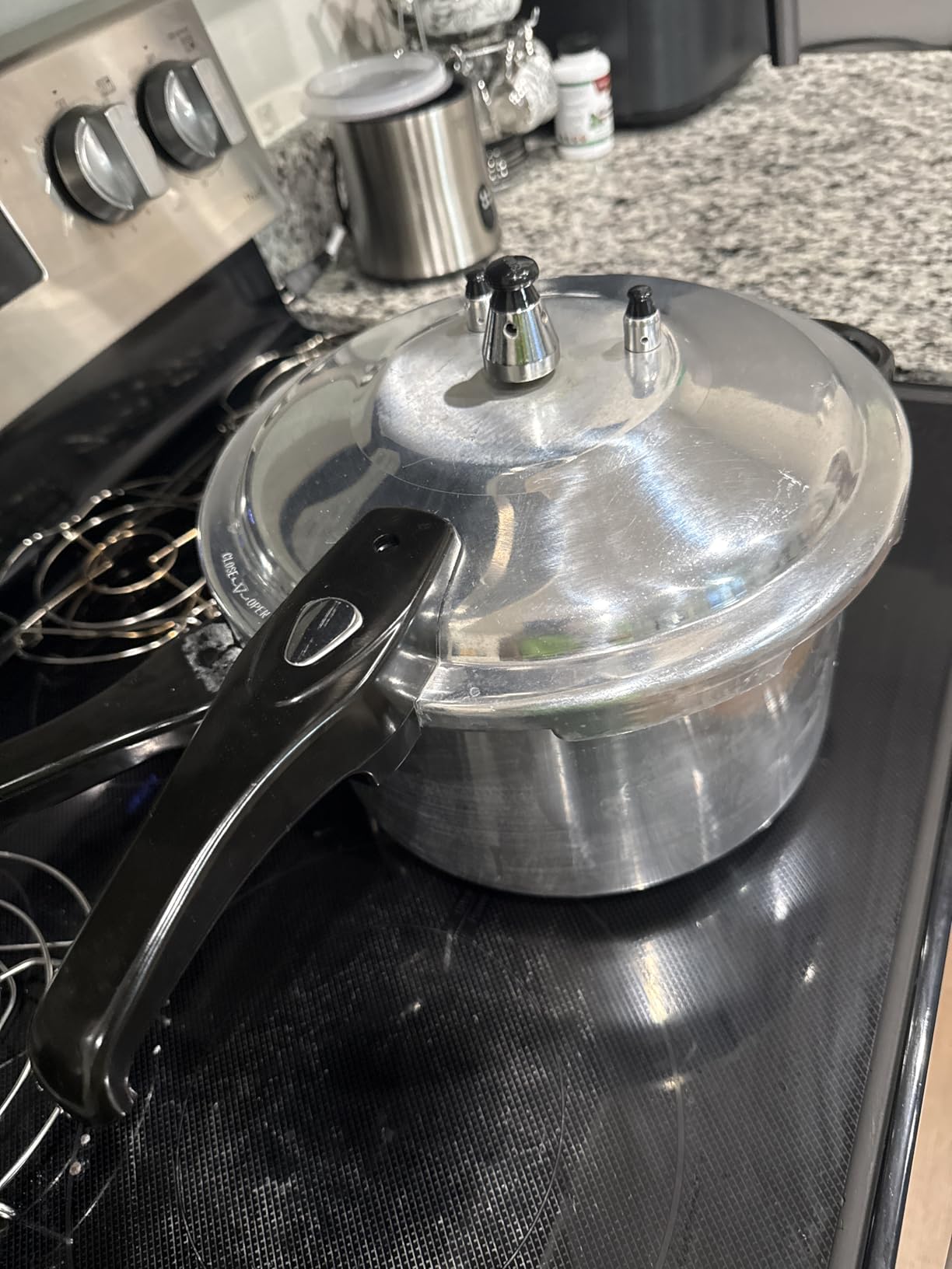 Barton 8QT Pressure Canner Release Valve Aluminum Canning Pot Cooker Pot Stove Top Instant Fast Cooking Pot Stewing Locking System (8 Quarts) Canning and Stewing - Customer Photo 1