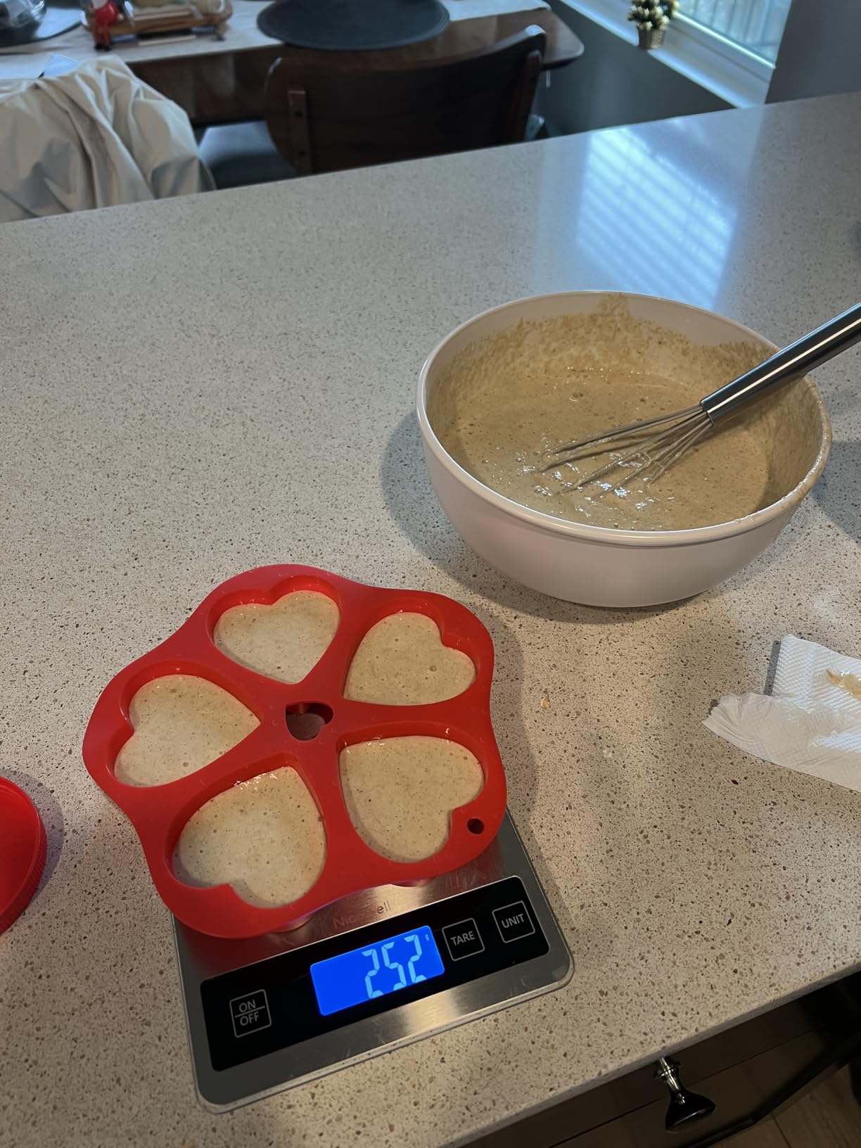 Nicewell Food Scale, 22lb Digital Kitchen Scale Weight Grams and oz for Cooking Baking, 1g/0.1oz Precise Graduation, Stainless Steel and Tempered Glass (Ash Silver) Customer Review Nicewell Food Scale, 22lb Digital Kitchen Scale Weight Grams and oz for Cooking Baking, 1g/0.1oz Precise Graduation, Stainless Steel and Tempered Glass (Ash Silver) - Customer Photo 0